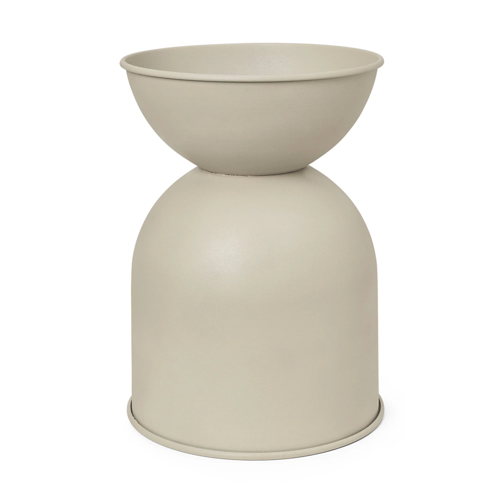 Hourglass Pot - Large/Cashmere-3