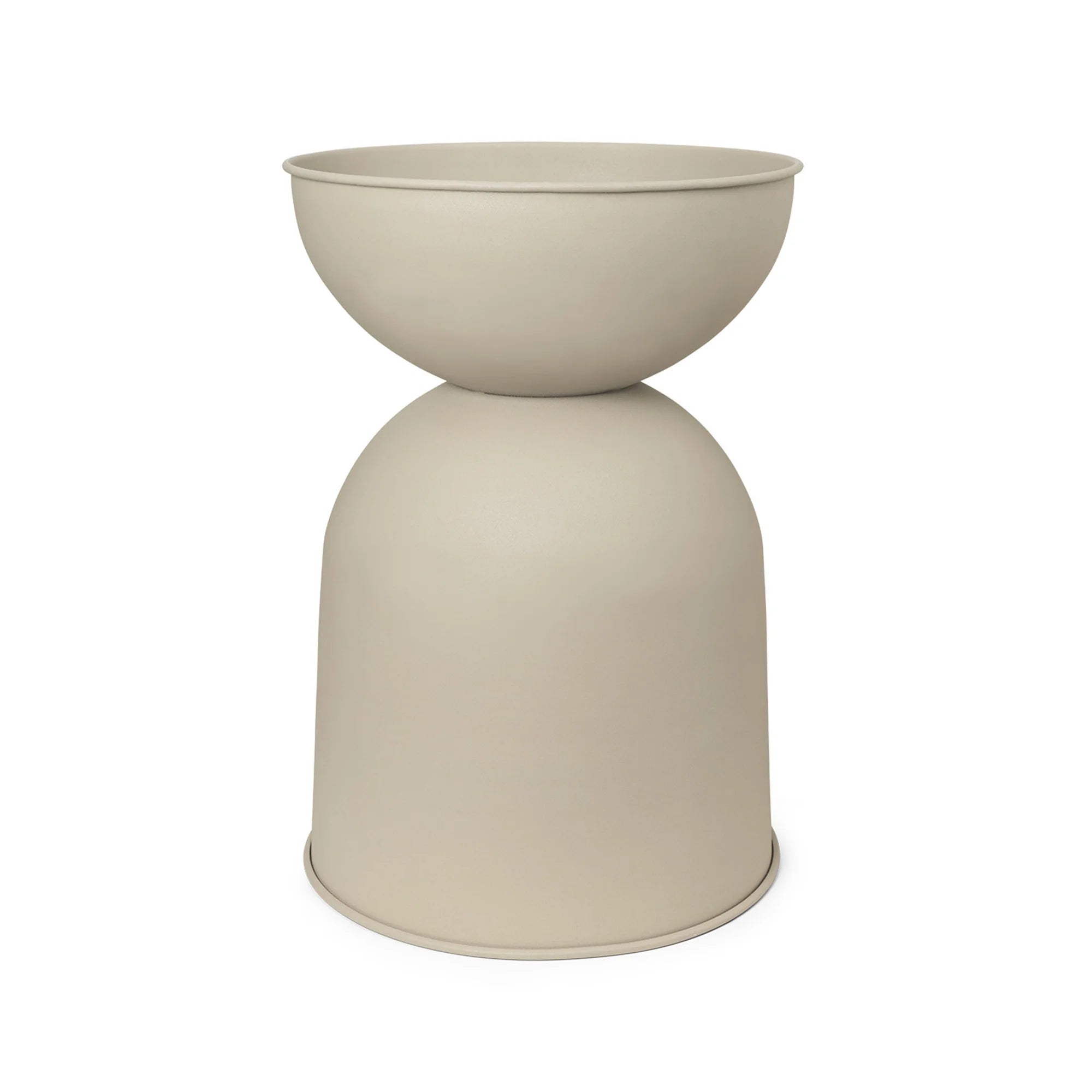 Hourglass Pot - Small/Cashmere-3