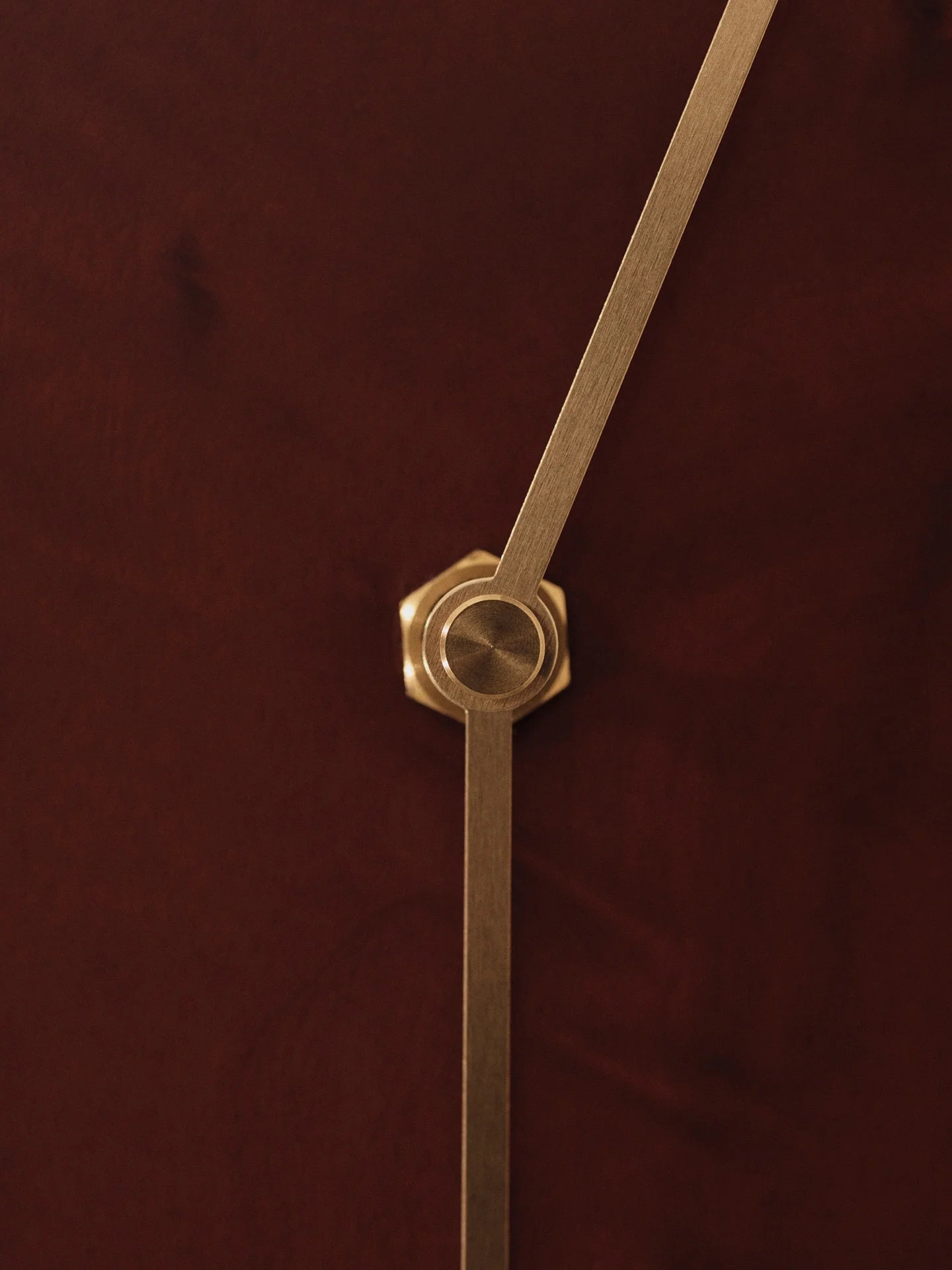 Melt Wall Clock - Dark Stained Burl-3