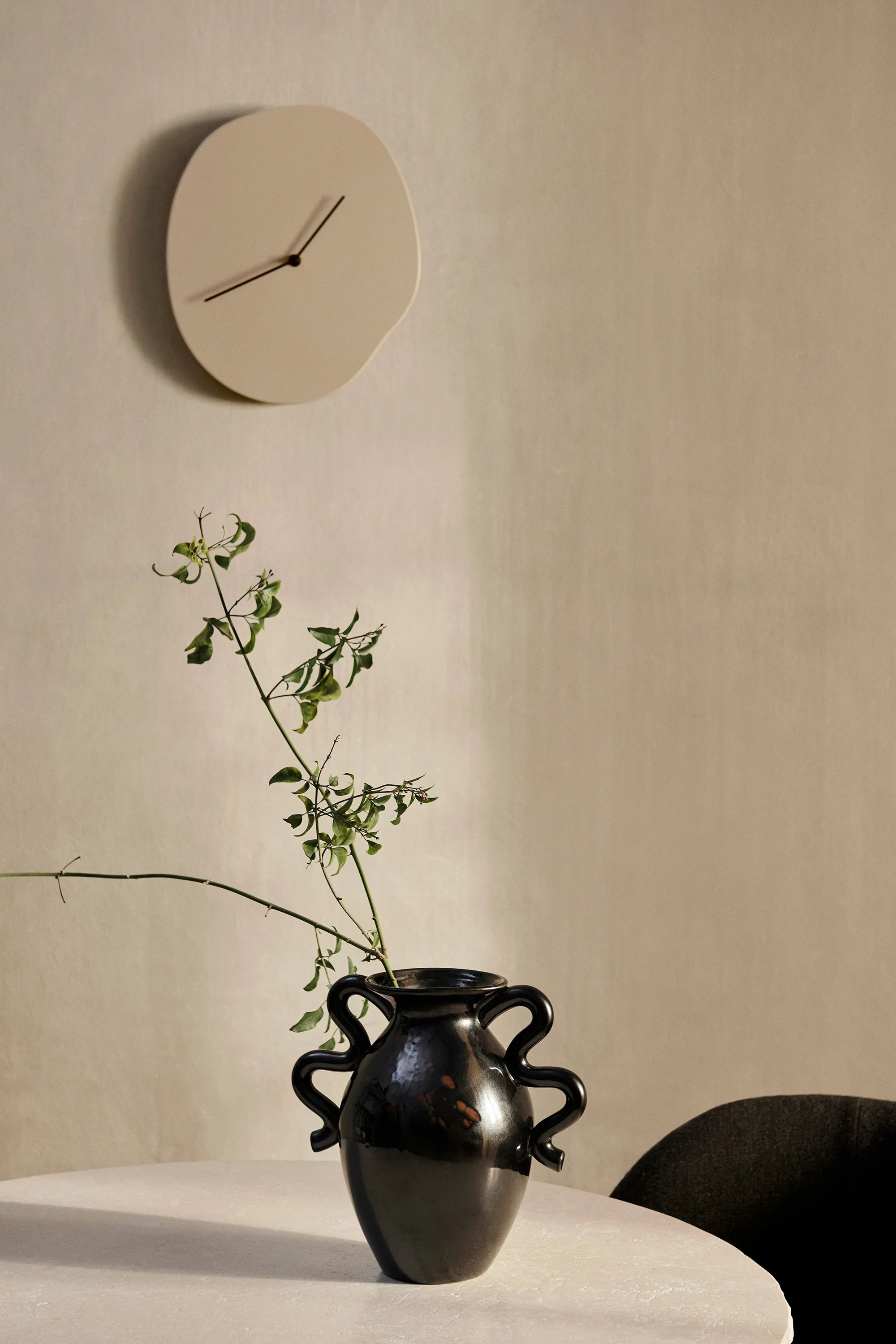 Melt Wall Clock - Cashmere-2