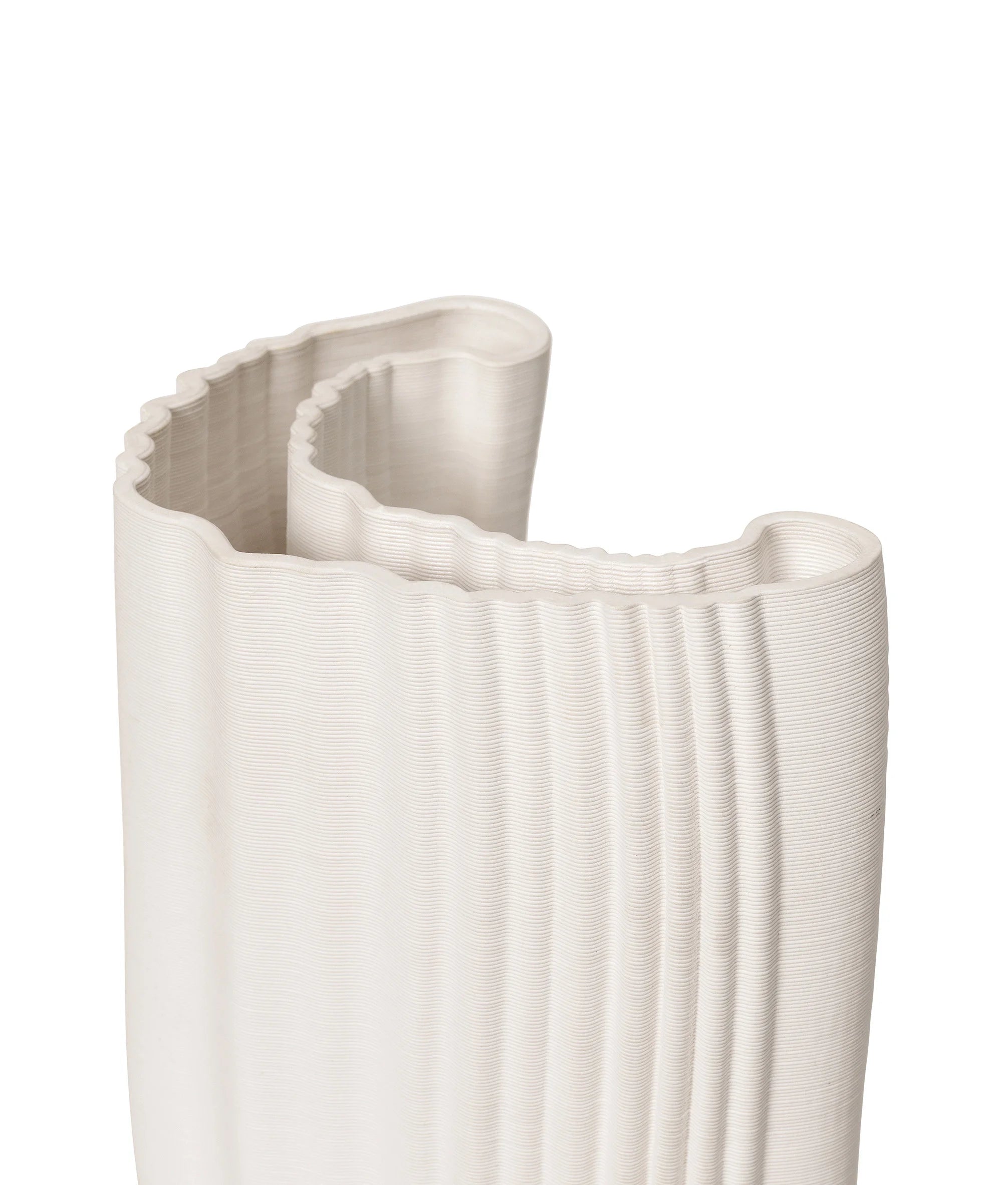 Moire Vase - H30/Off White-7