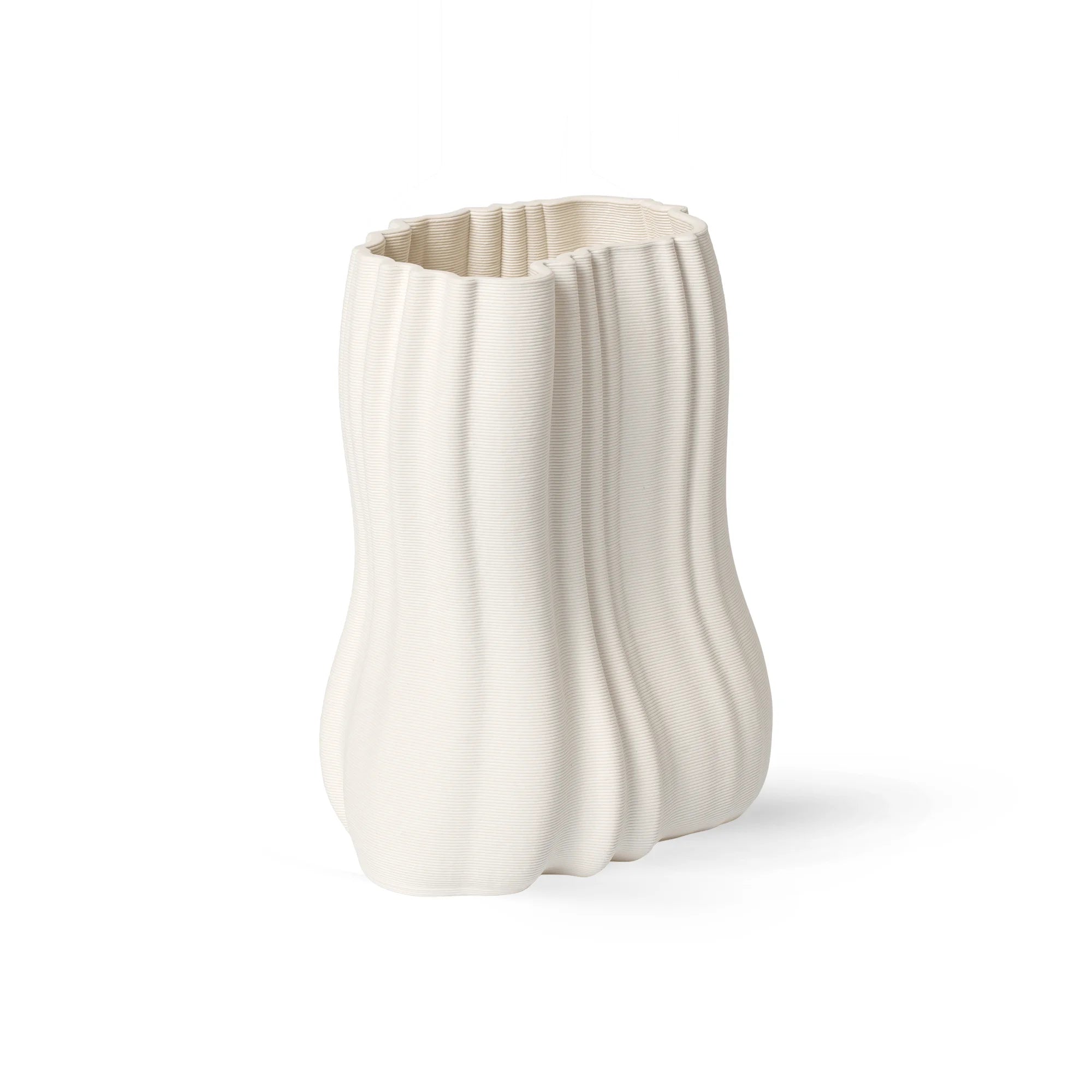 Moire Vase - H20/Off White-1