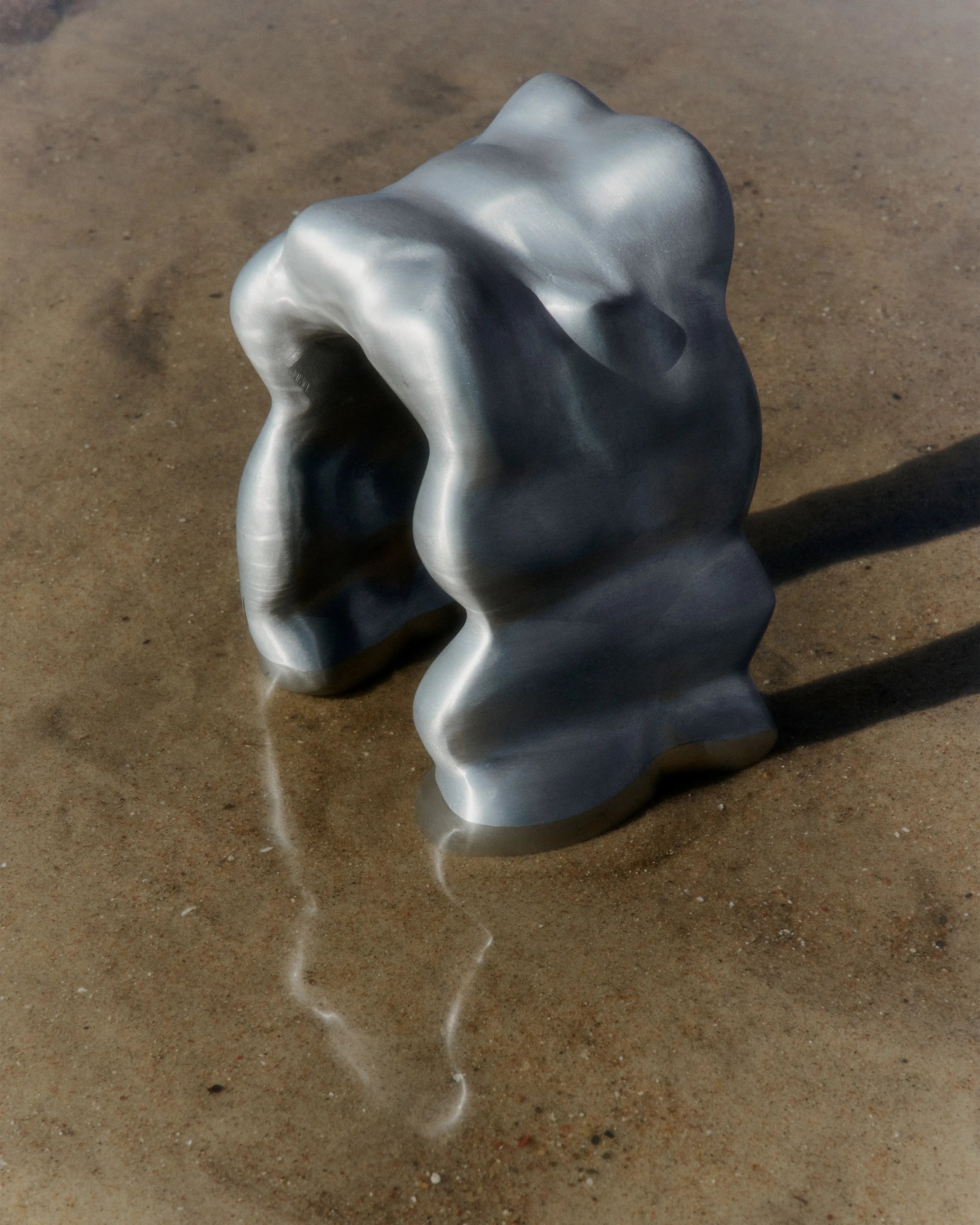 Morf Sculpture - Brushed Aluminium