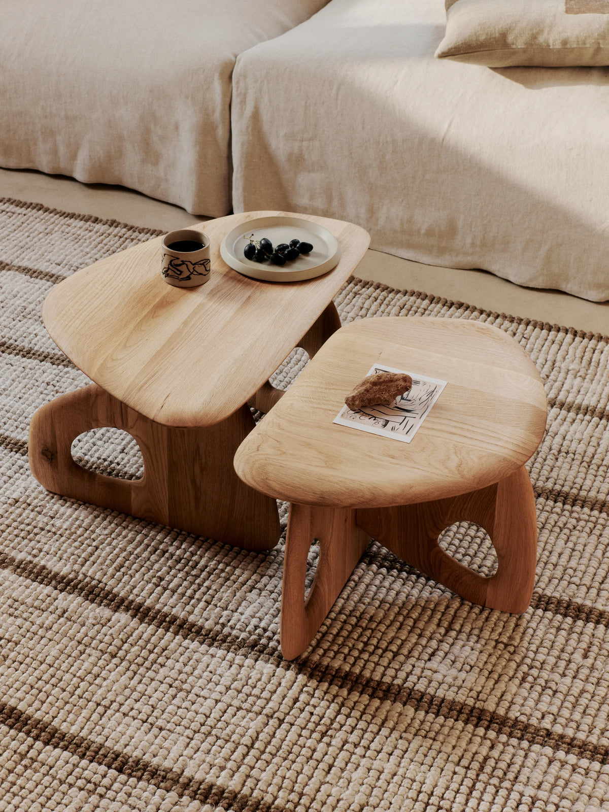Oar 70 Coffee Table - Natural Oak
