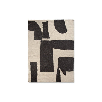 Piece Rug - Off-White/Coffee - 200x300