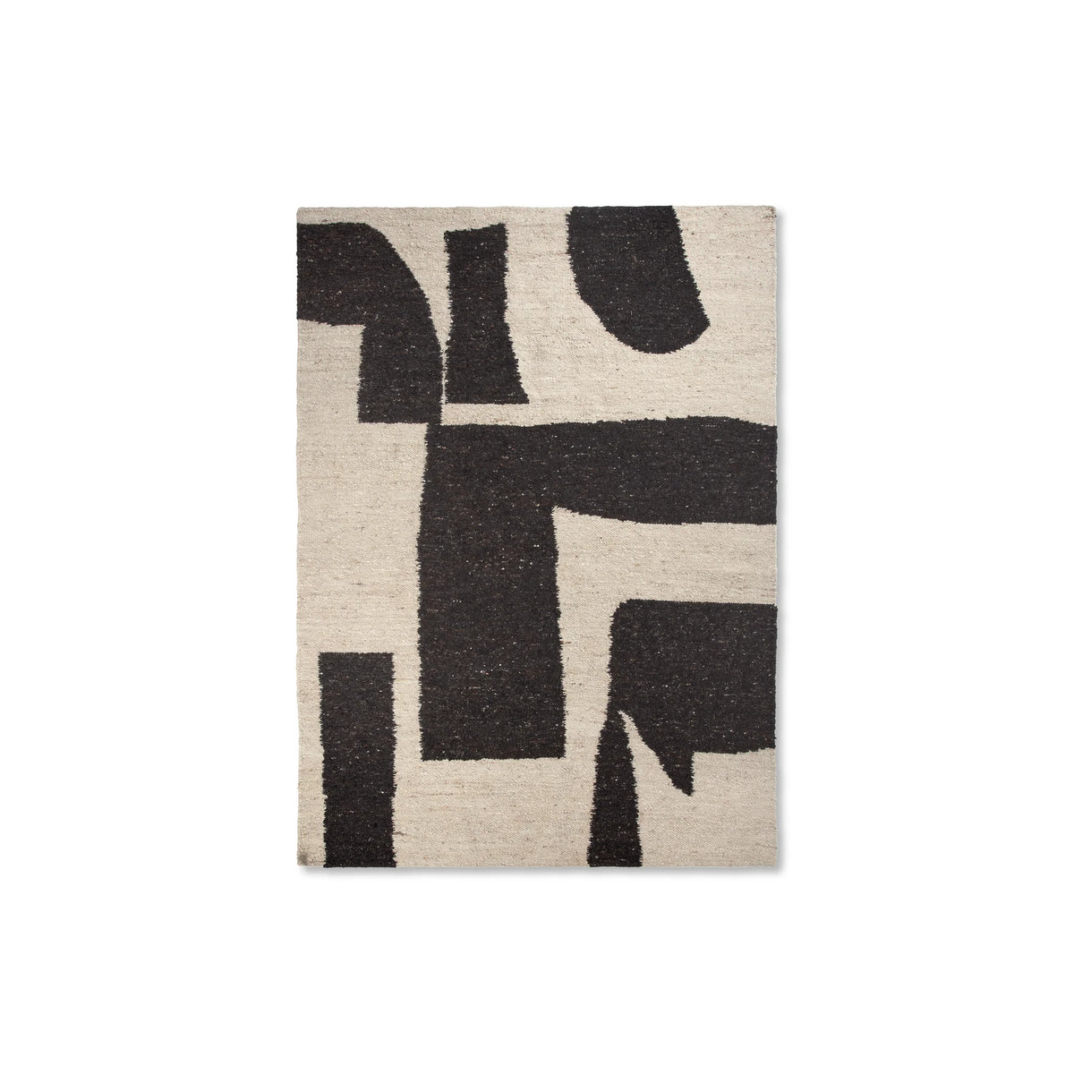 Piece Rug - Off-White/Coffee - 200x300-1
