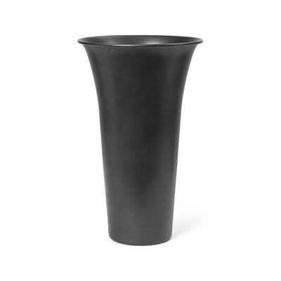 Spun Alu Vase - Blackened Aluminium