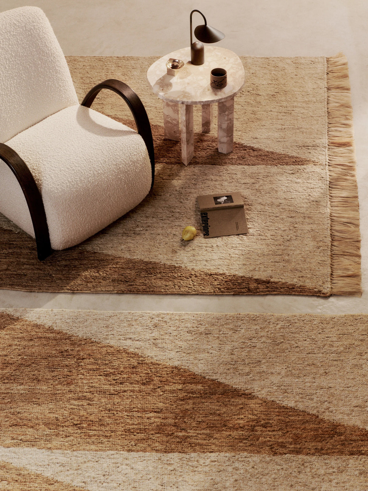 Studie Rug - Natural/Off-White - 200x300-2