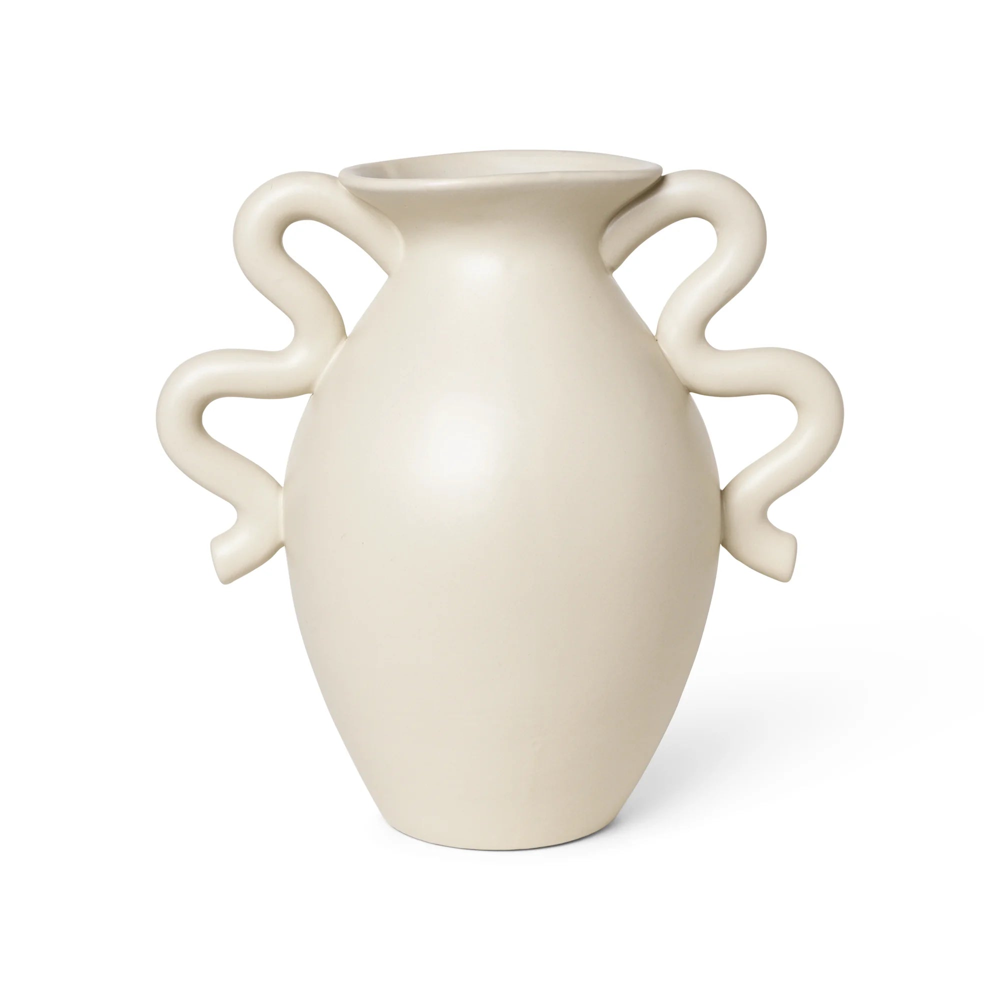 Verso Table Vase - Cream-1