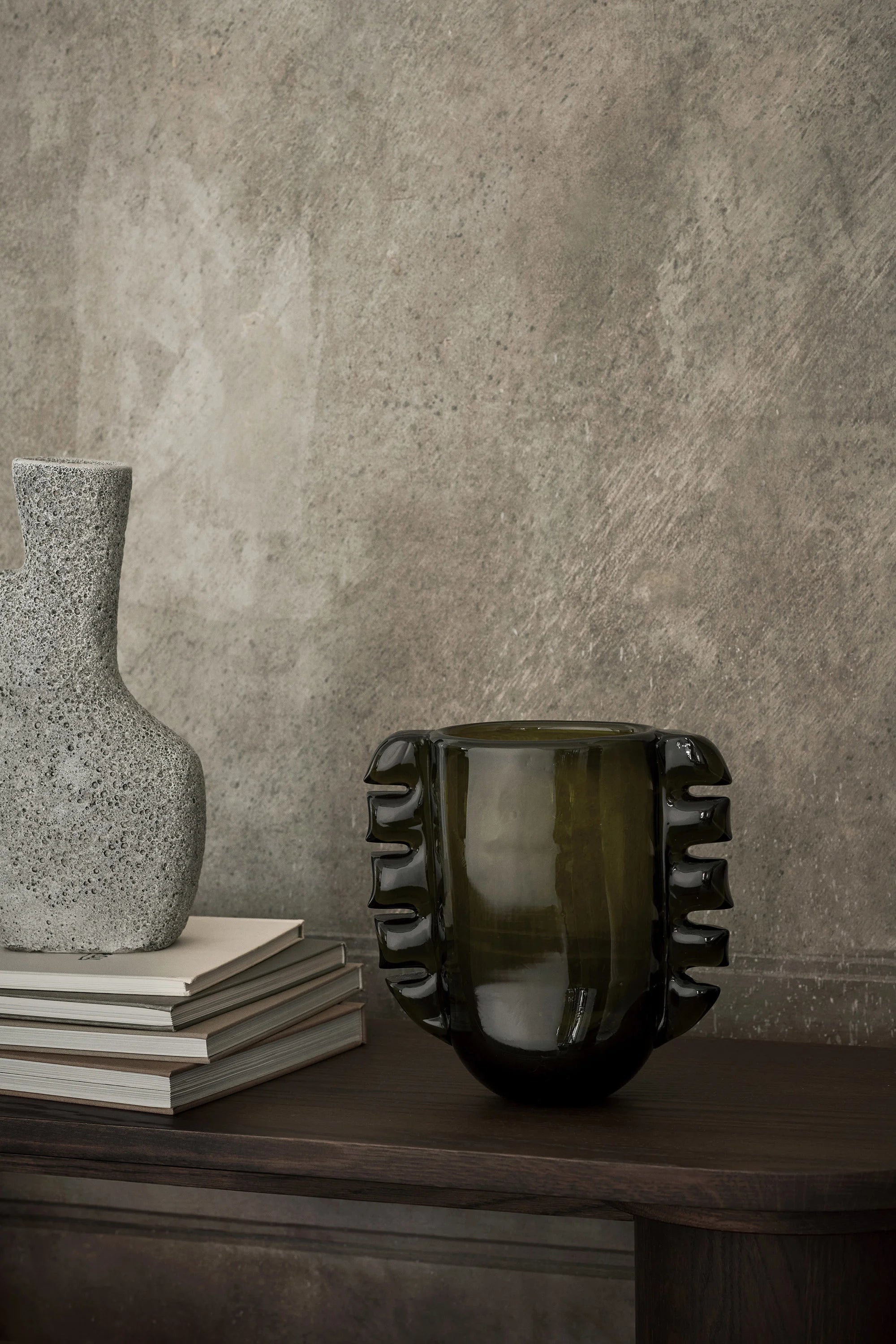 Alas Vase - Moss Green-5
