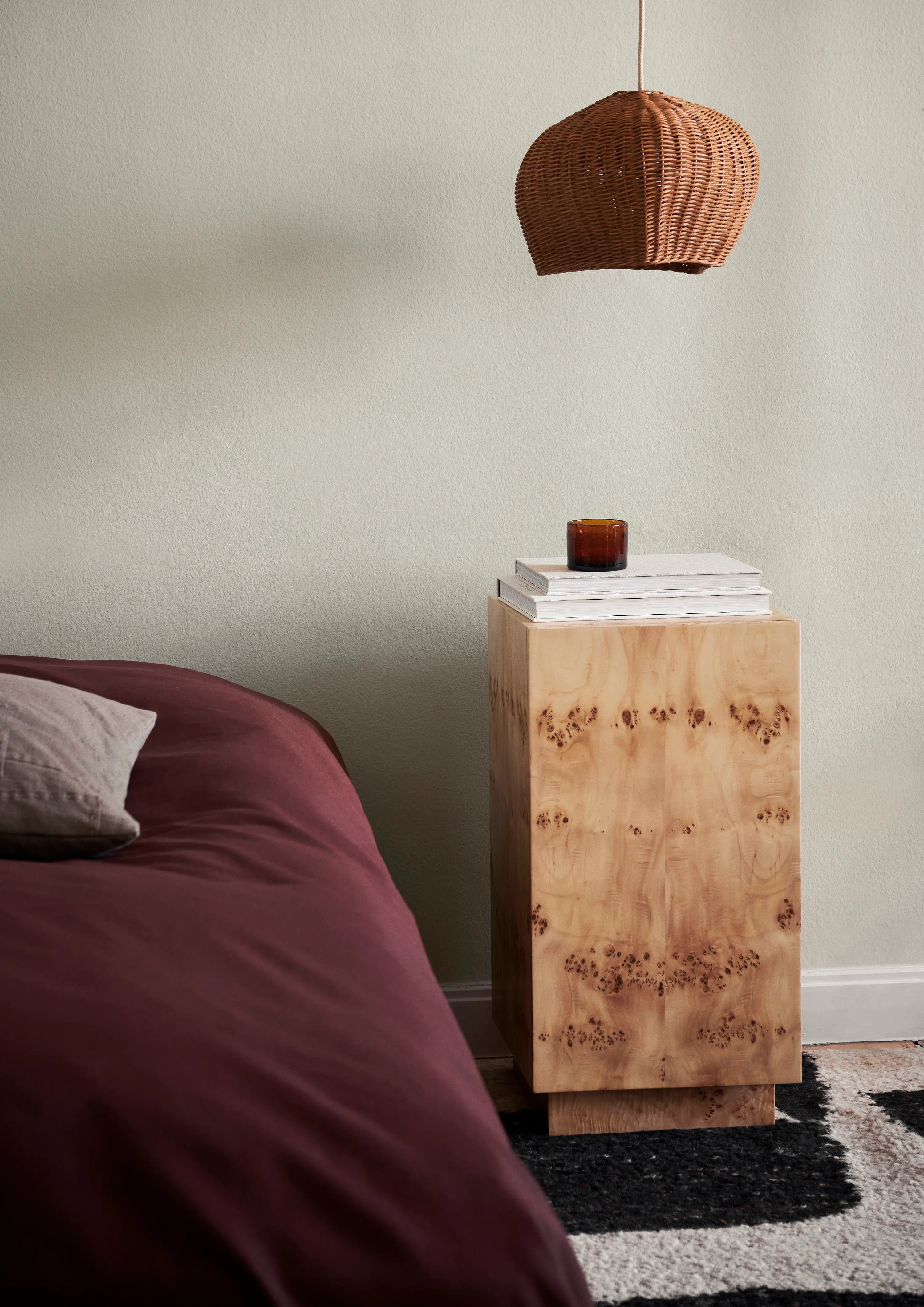 Burl Side Table - Natural-8
