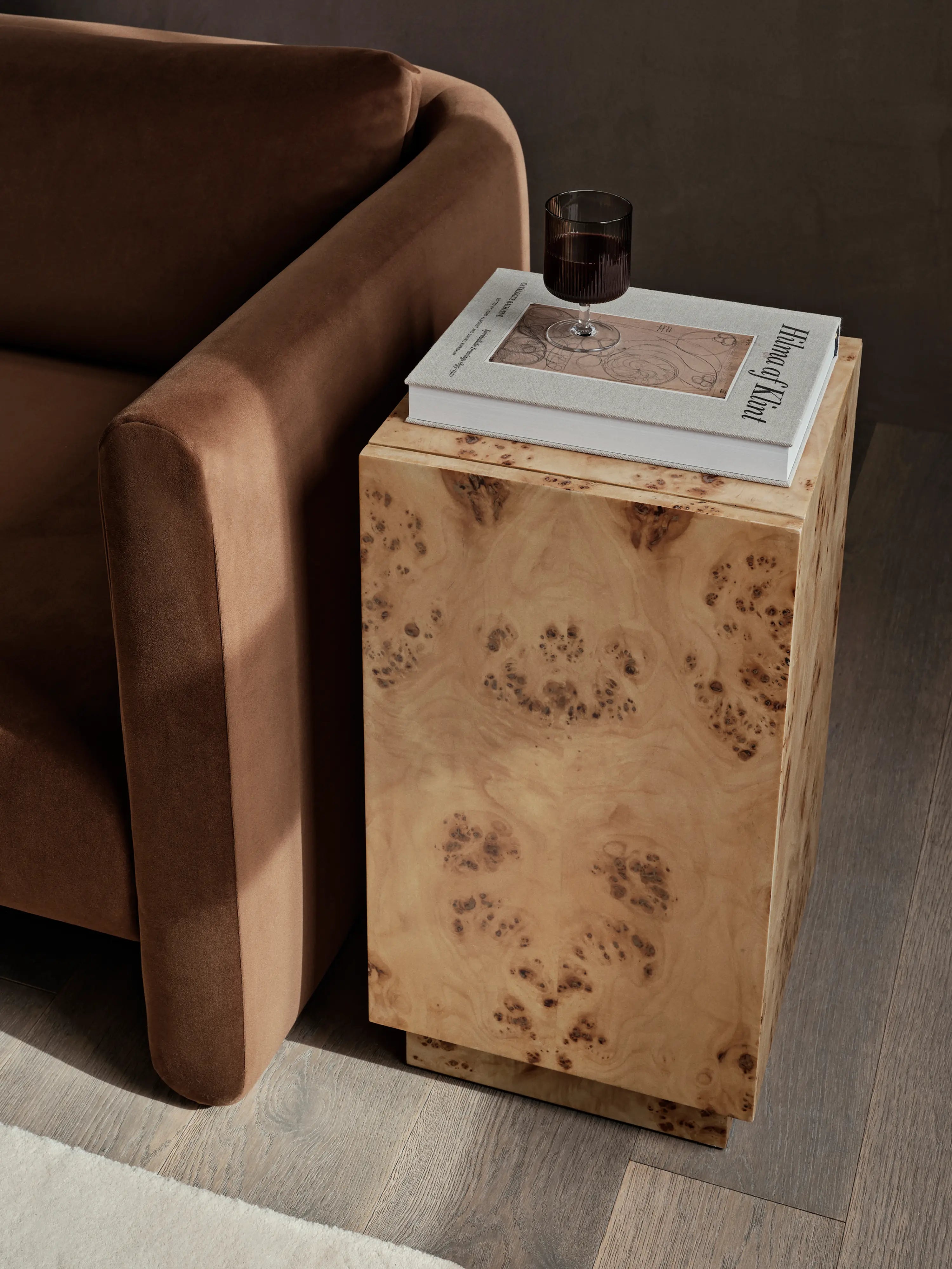 Burl Side Table - Natural-2