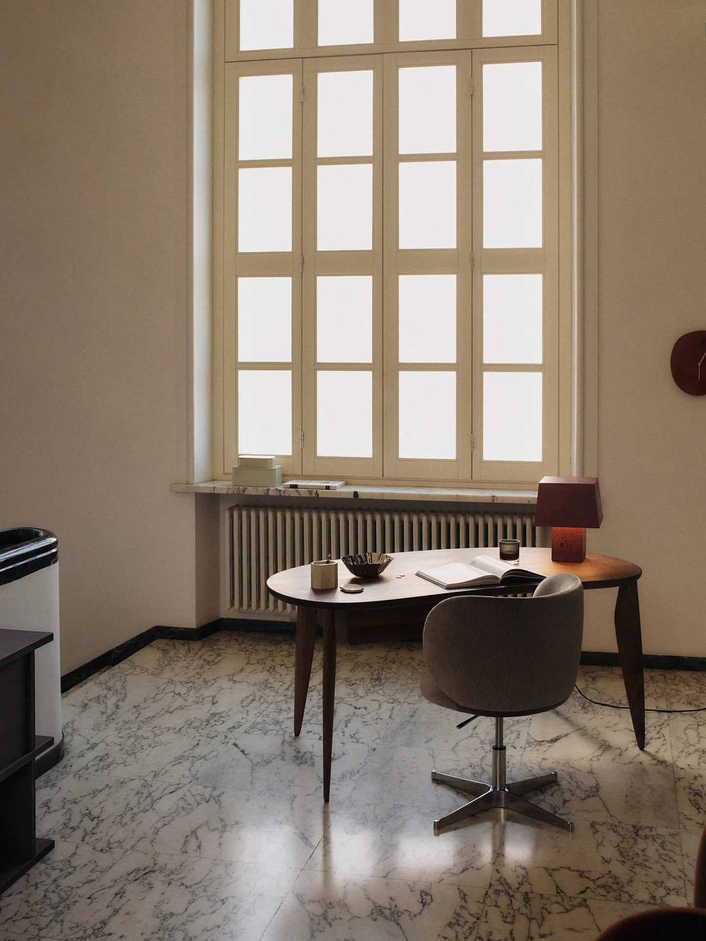 Burl Table Lamp - Dark Stained Burl-5