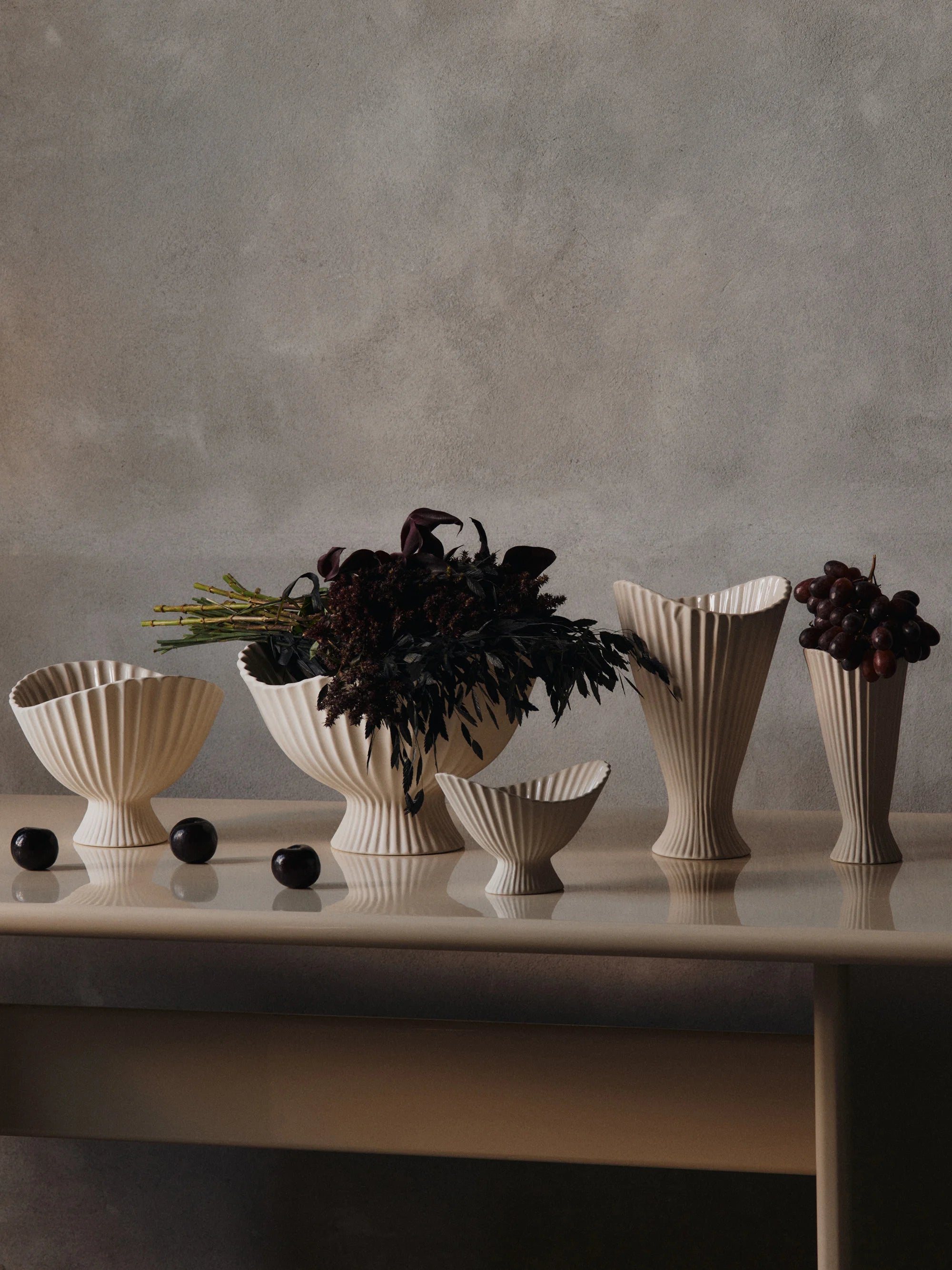 Fountain Centerpiece - Off White-4