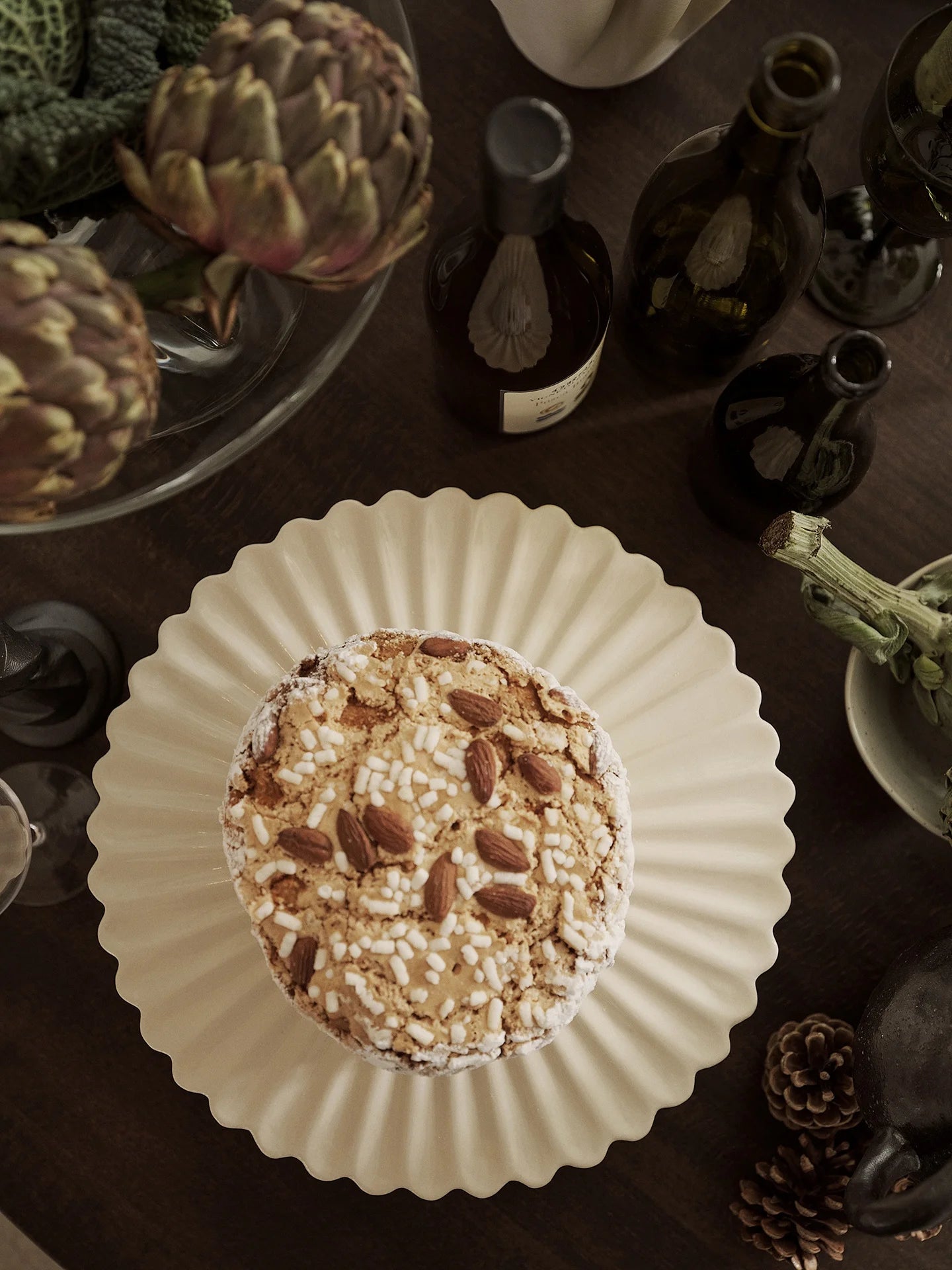 Fountain Cake Stand - Off White-4