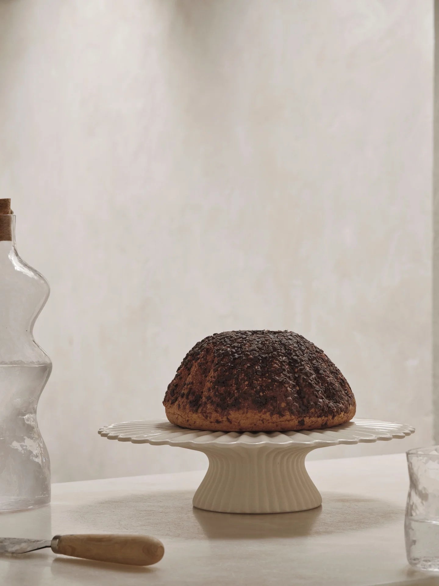 Fountain Cake Stand - Off White-8