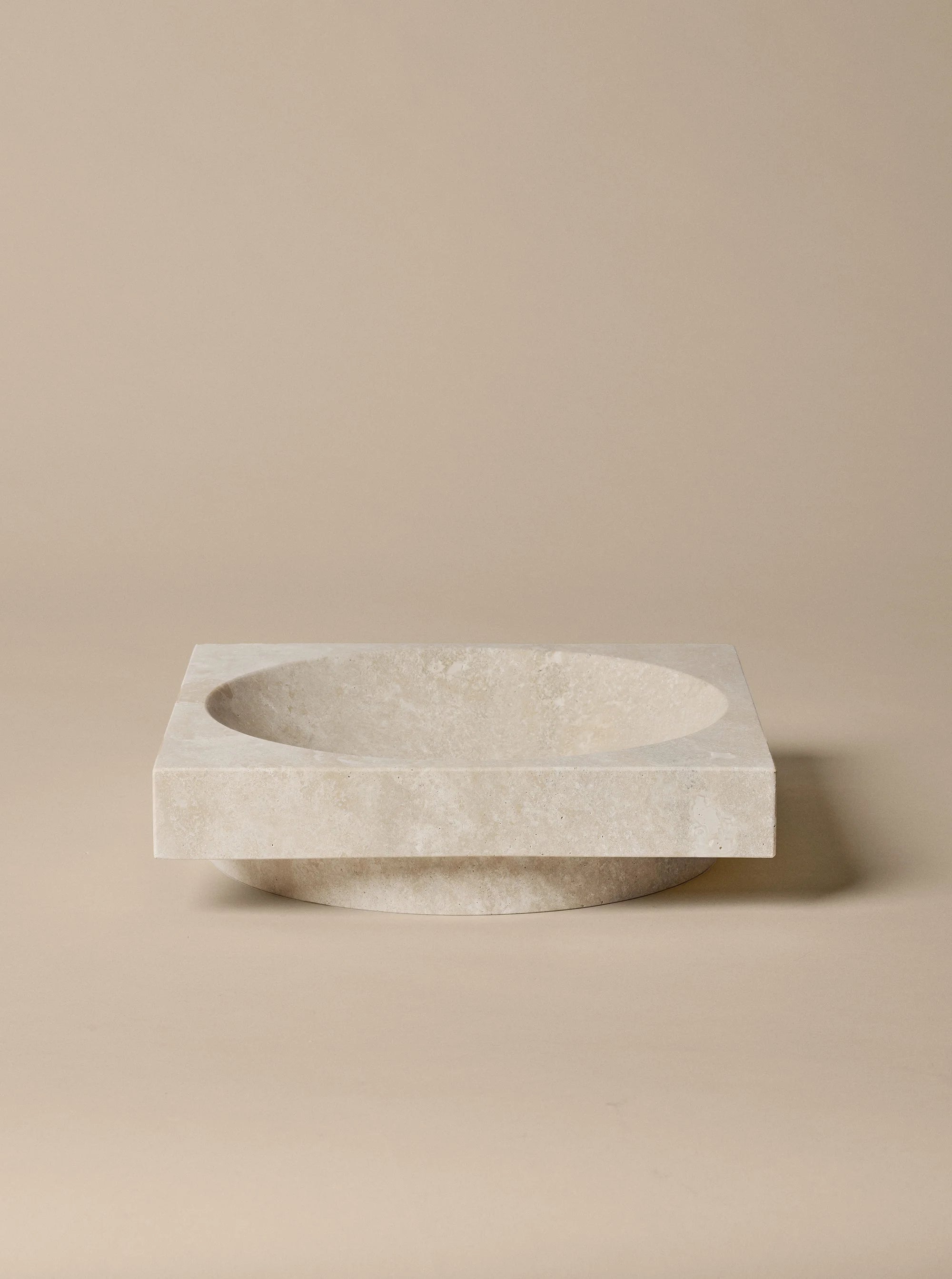 Hew Low Centerpiece - Travertine-2
