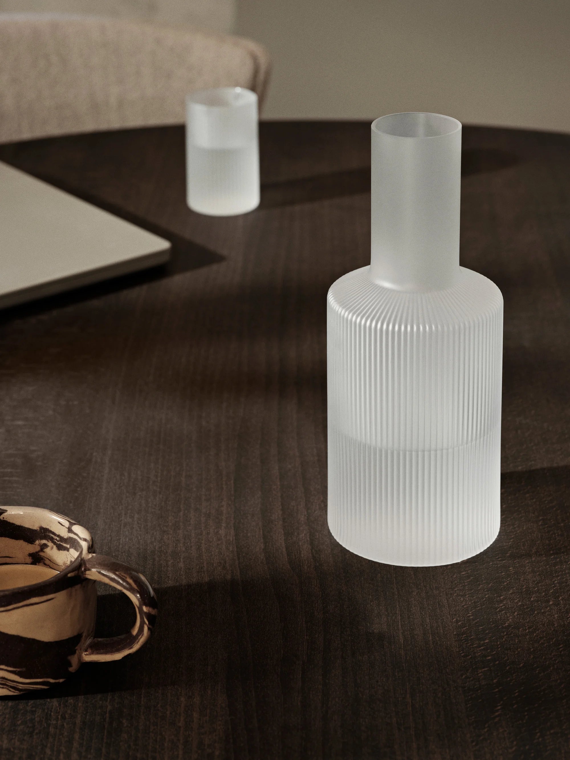 Ripple Carafe - Frosted-3