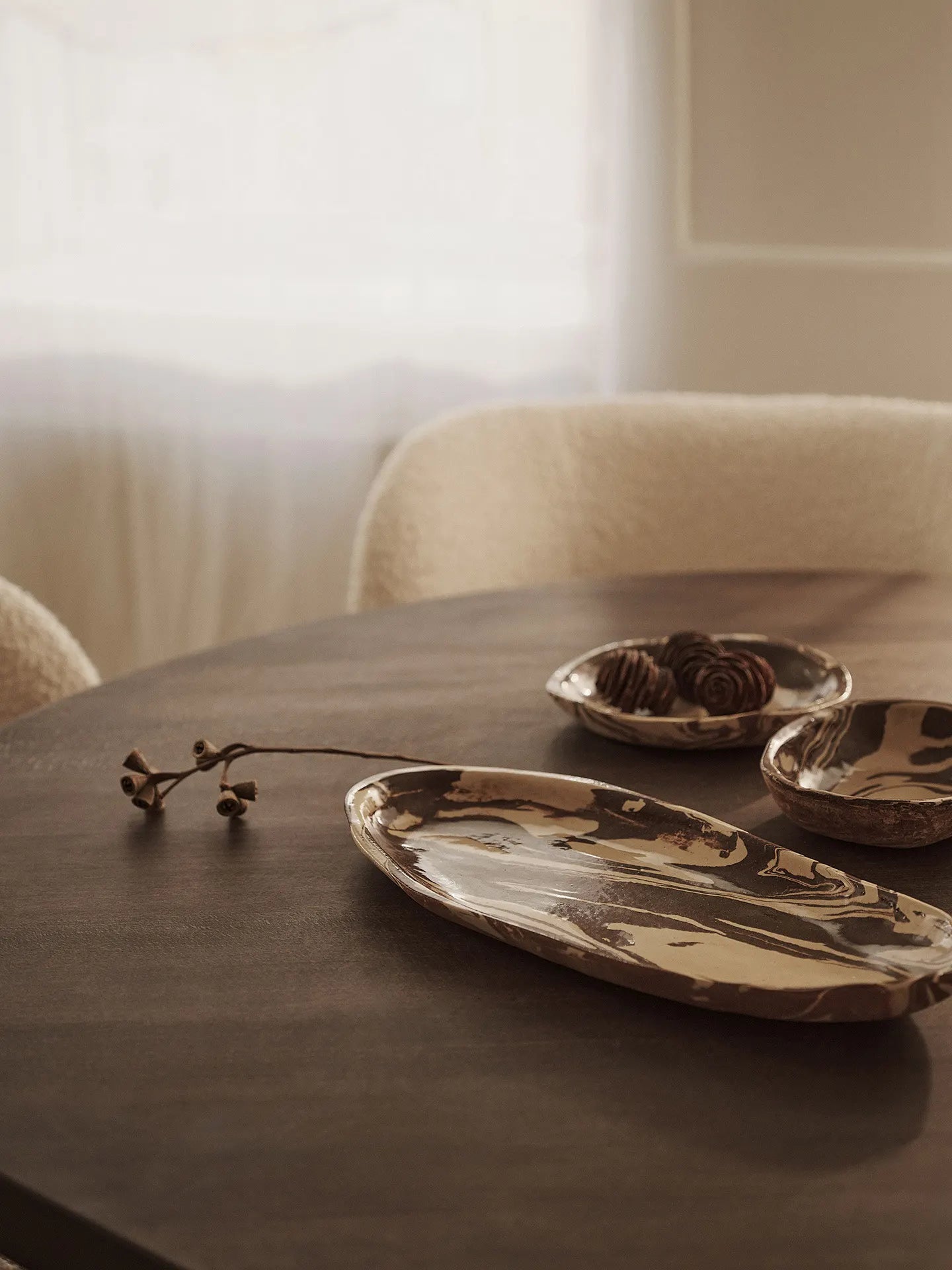 Ryu 37 Platter - Sand/Brown-2