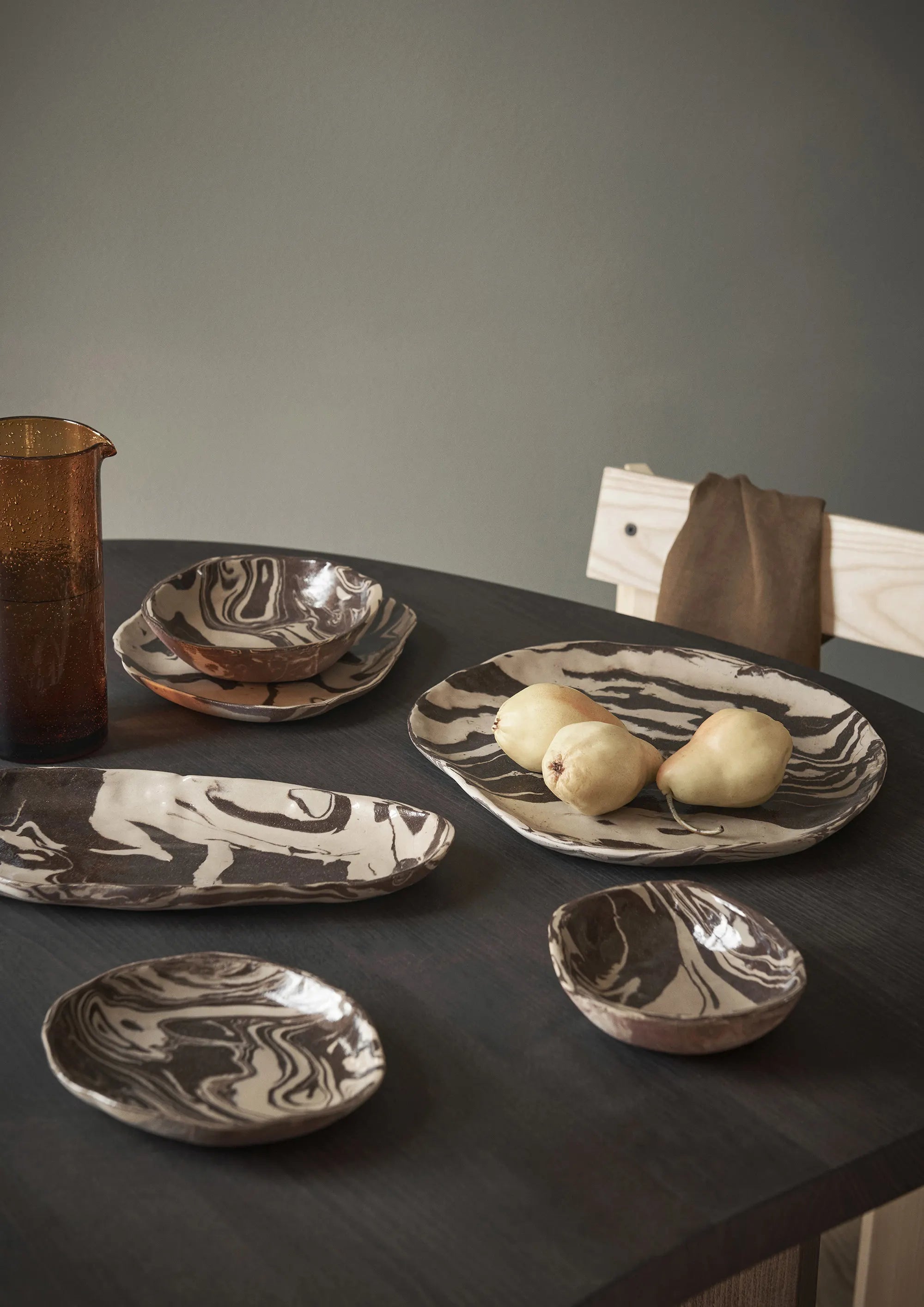 Ryu 34 Platter - Sand/Brown-4
