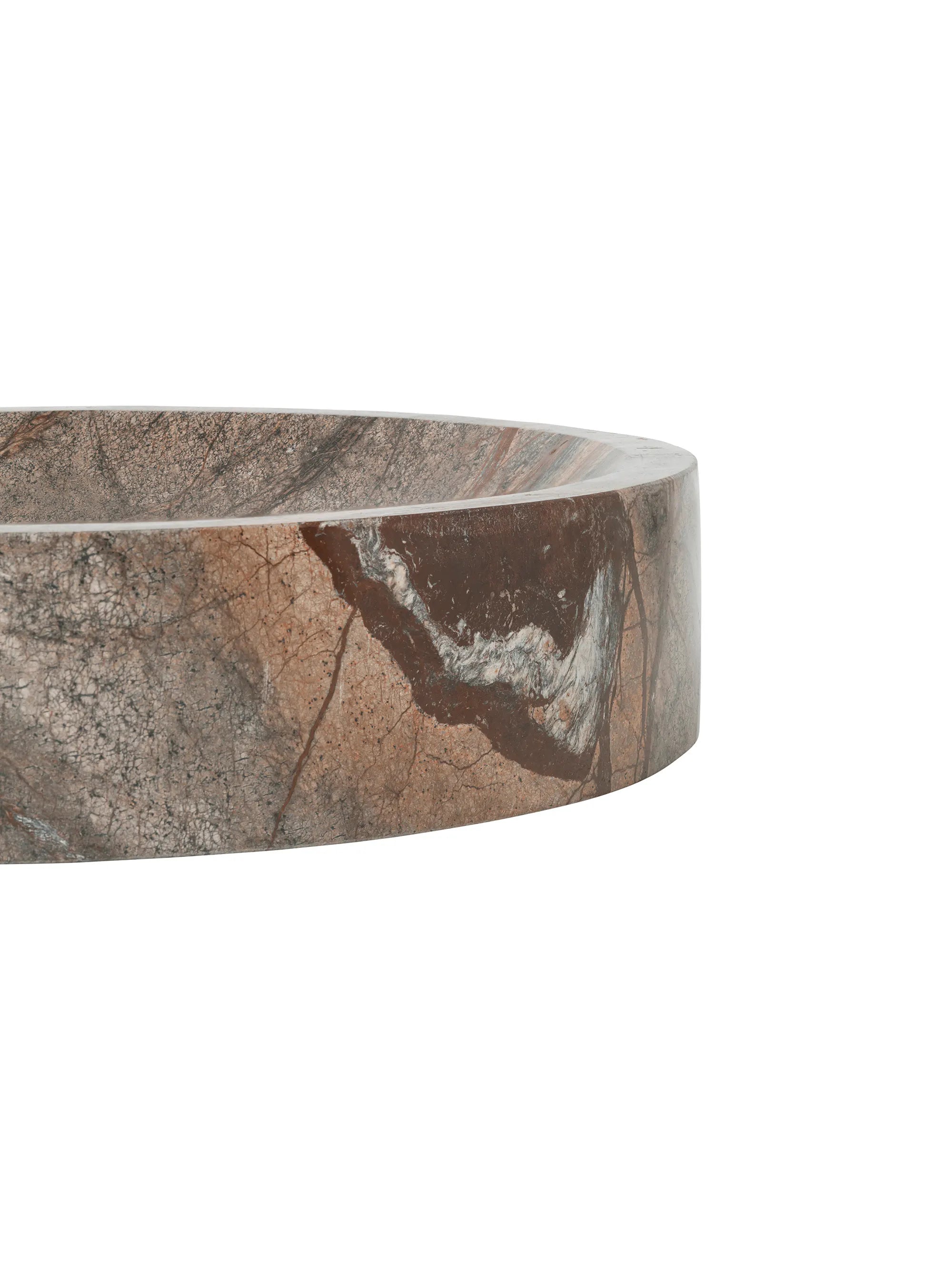 Scape Bowl - Bidasar Brown Marble-3