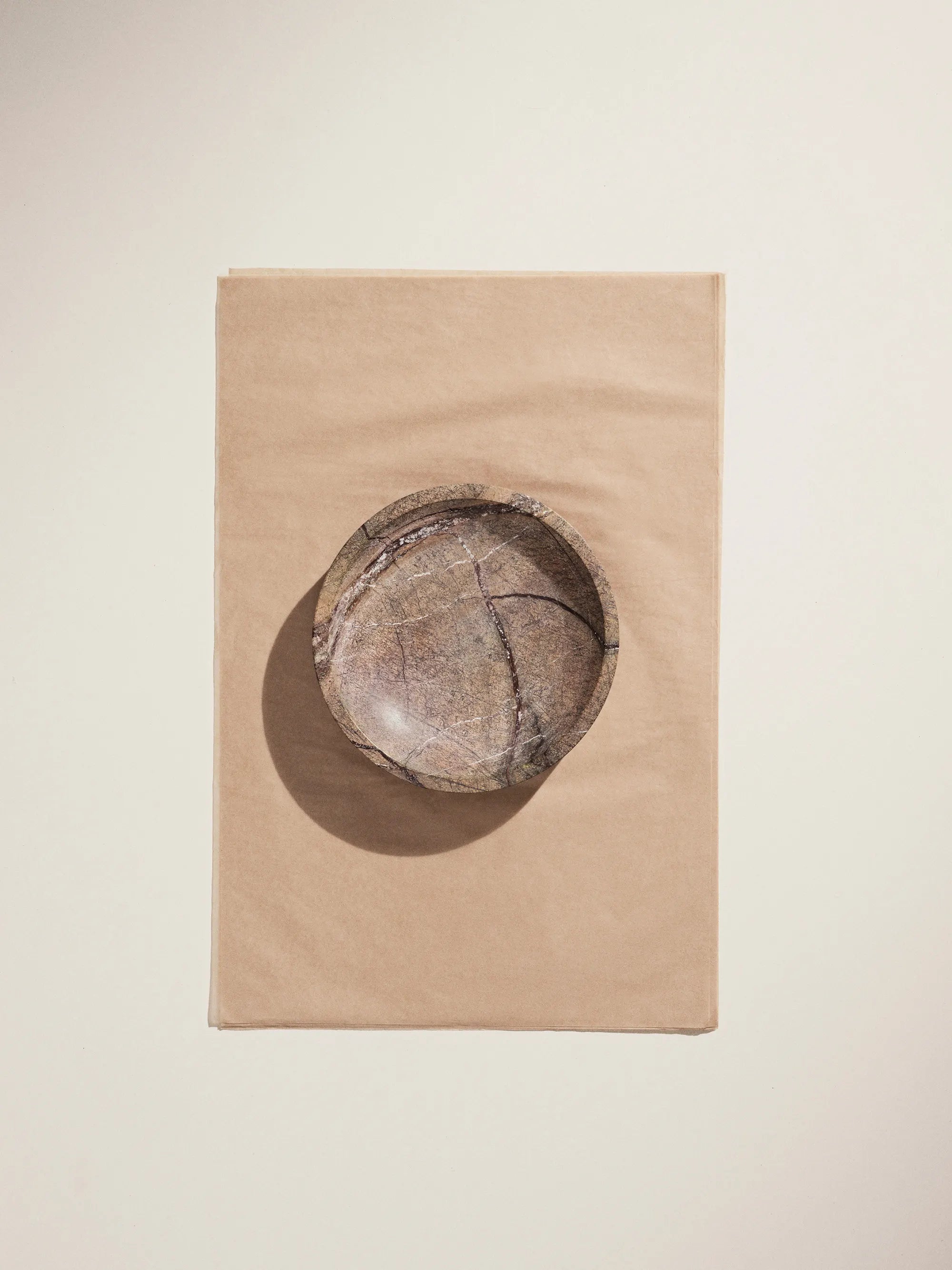 Scape Bowl - Bidasar Brown Marble-4