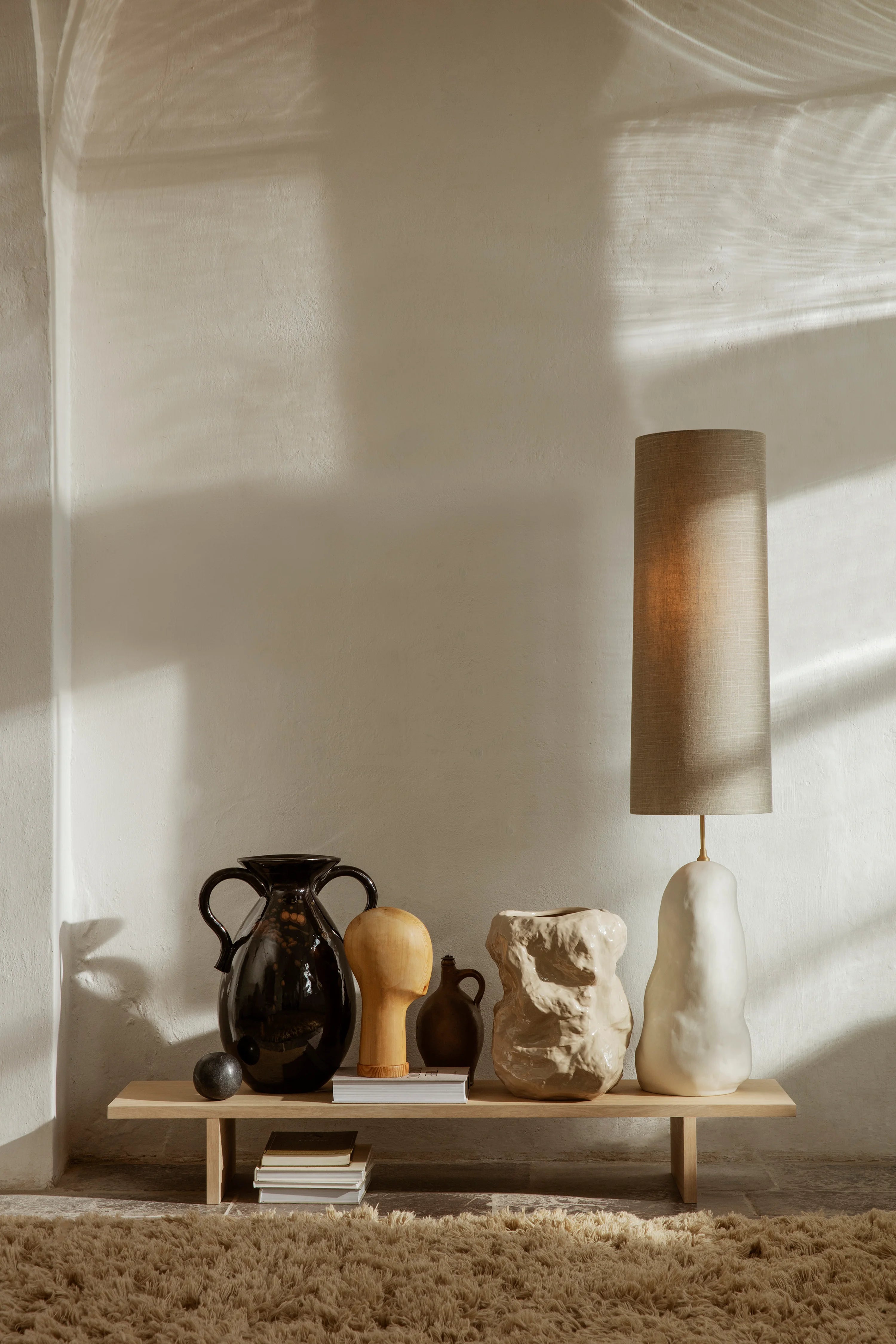 Verso Floor Vase - Black-4