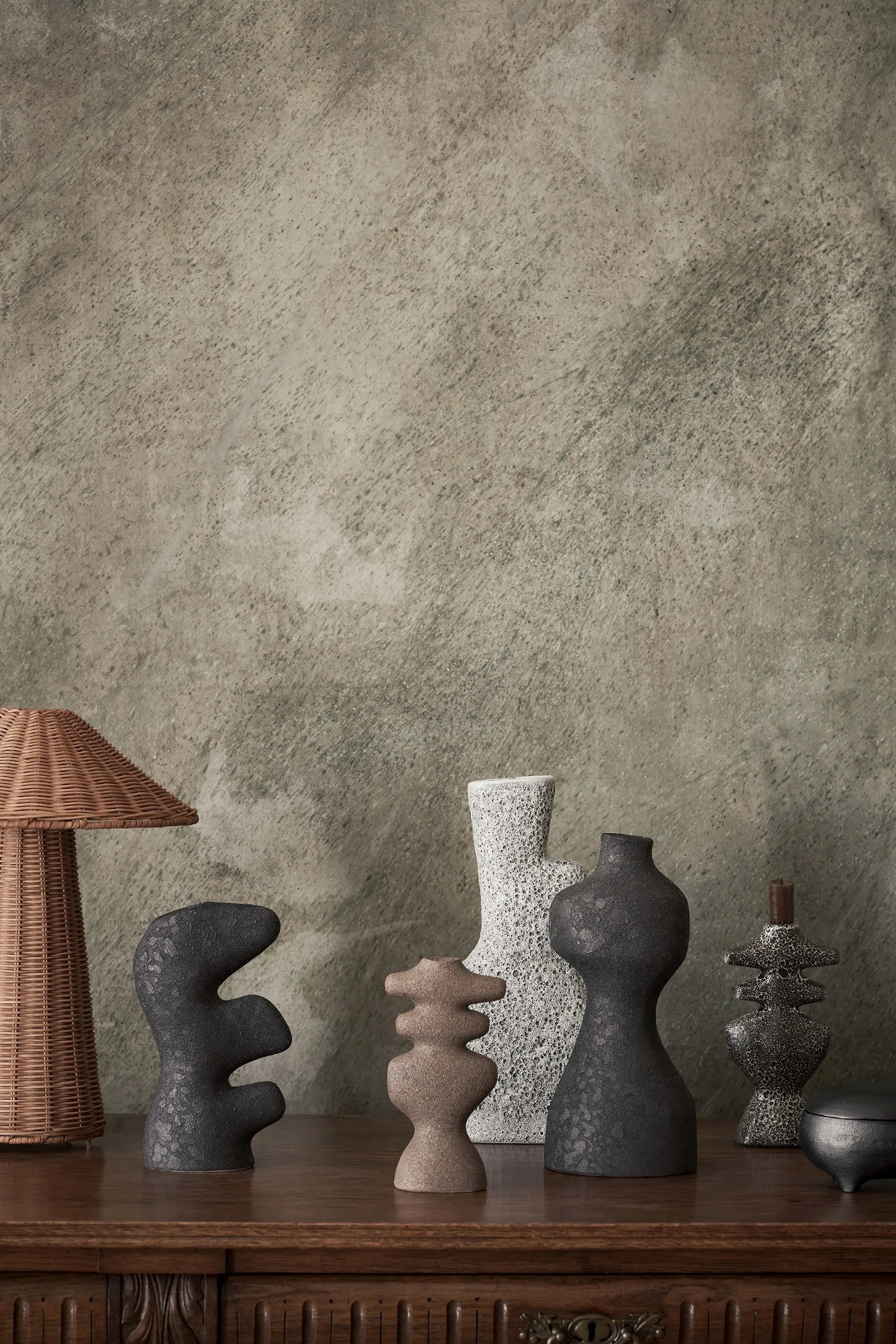 Yara Vase - Large/Grey Pumice-2