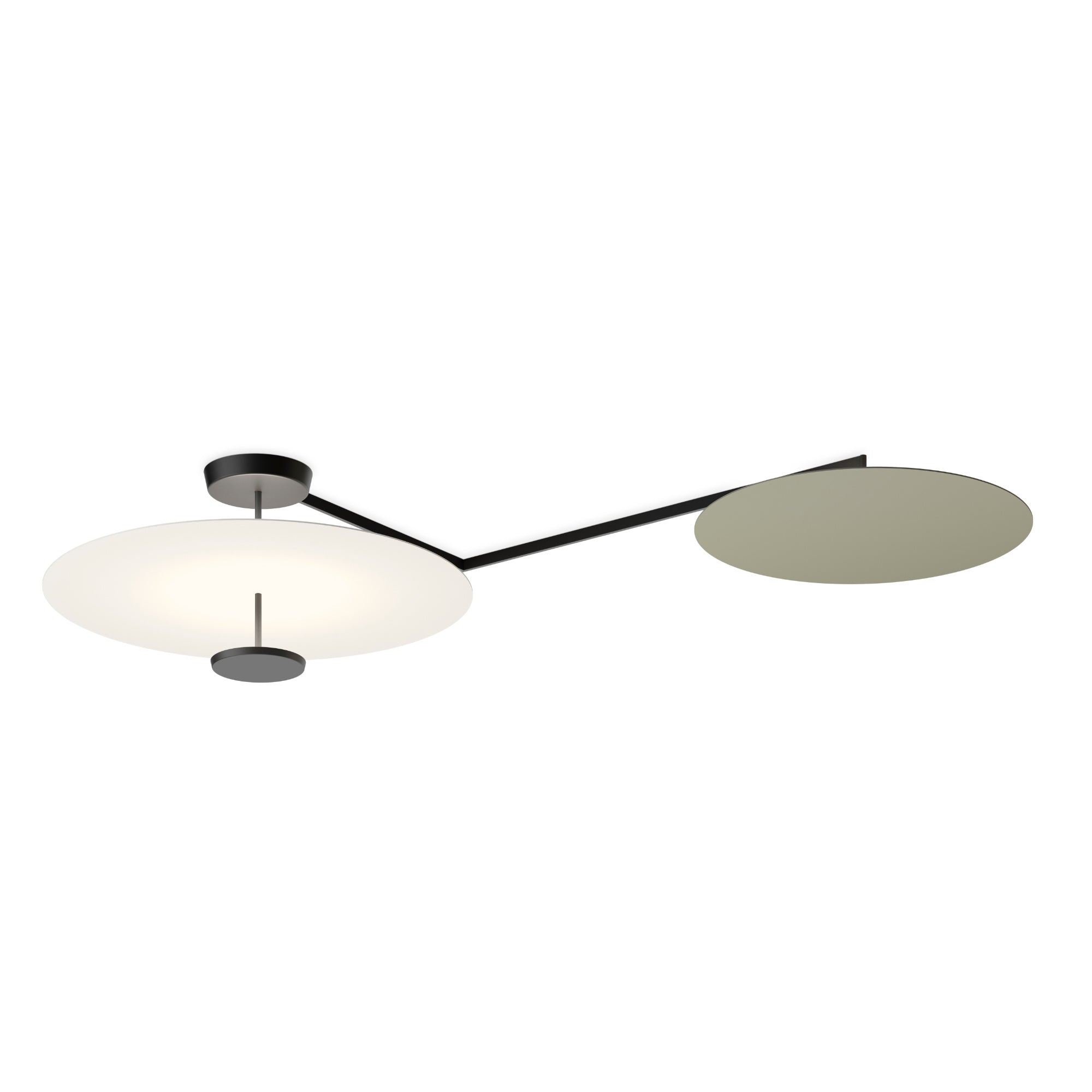 Flat 5924 Ceiling lamp - White/Green L1-1
