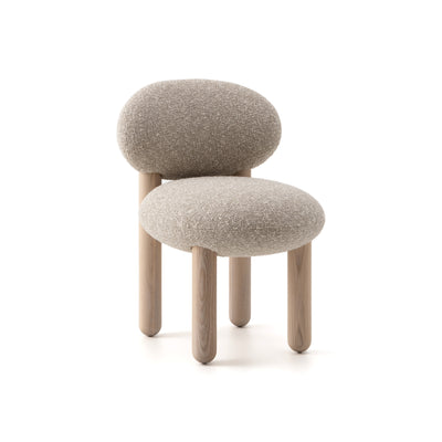 كرسي الطعام Flock CS2 - خشب الدردار الطبيعي/القماش D (Zero 0012 Kvadrat)