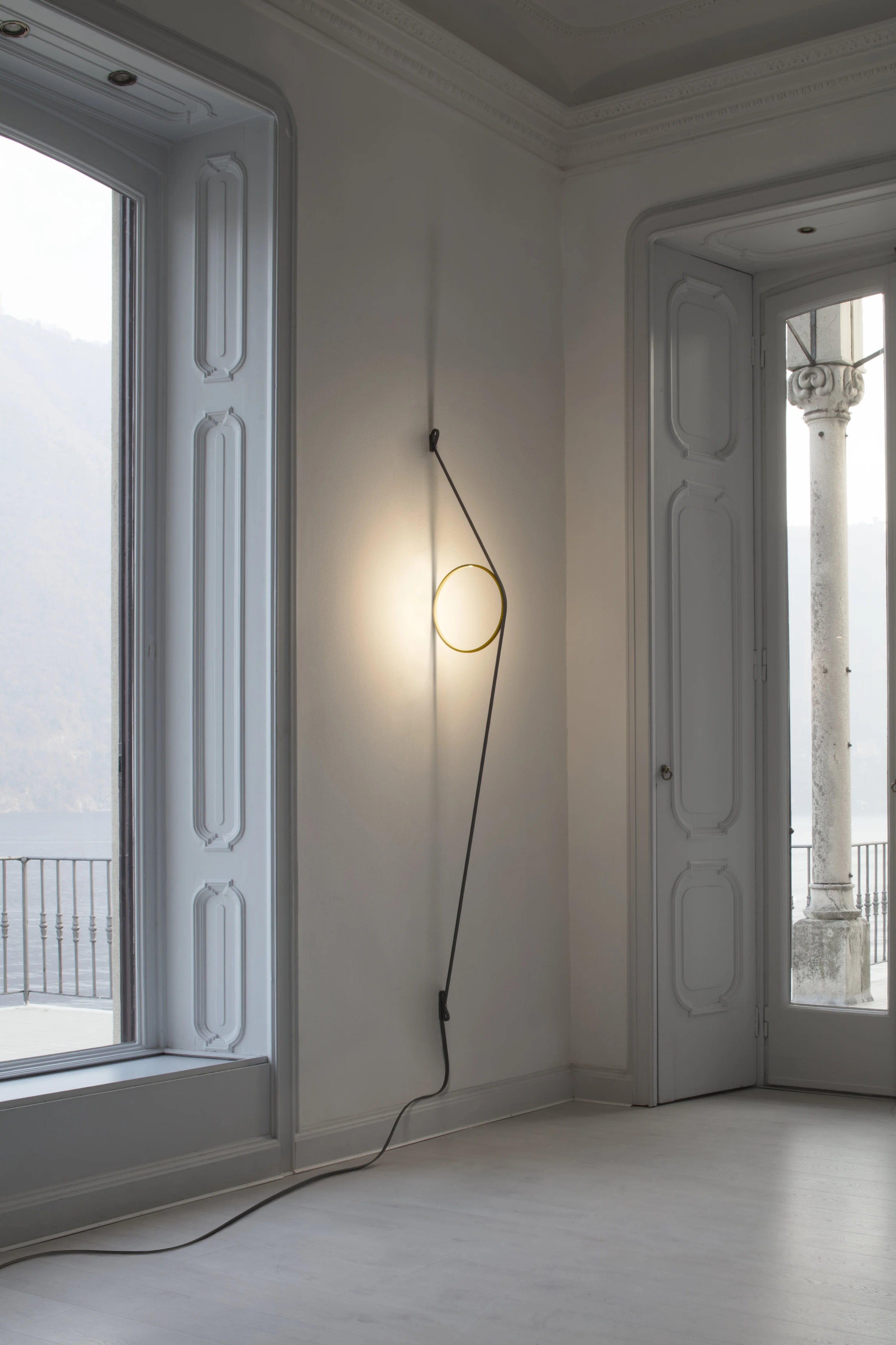 Wirering Wall Lamp - Pink/Black-5
