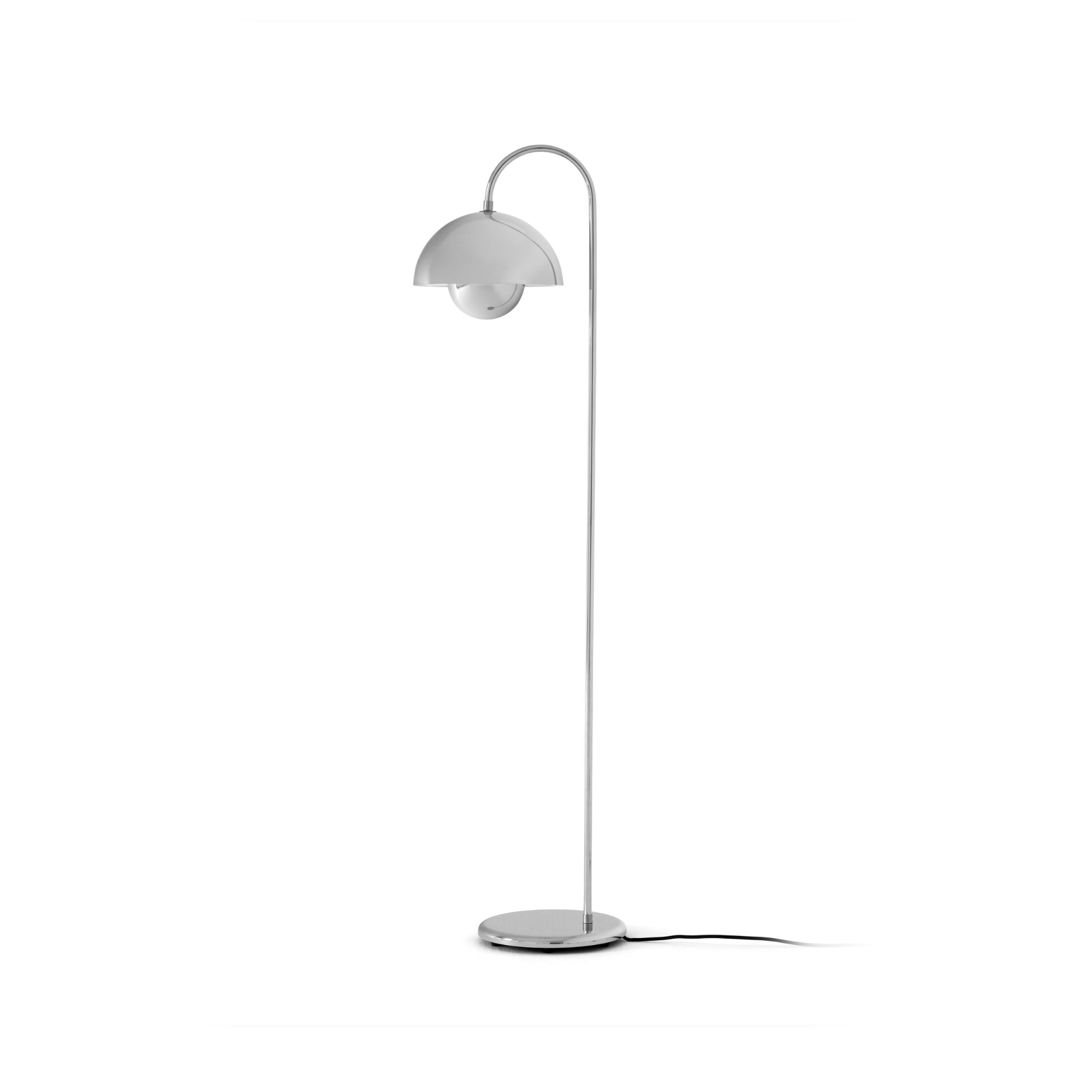 مصباح أرضي Flowerpot VP12 - مطلي بالكروم-1