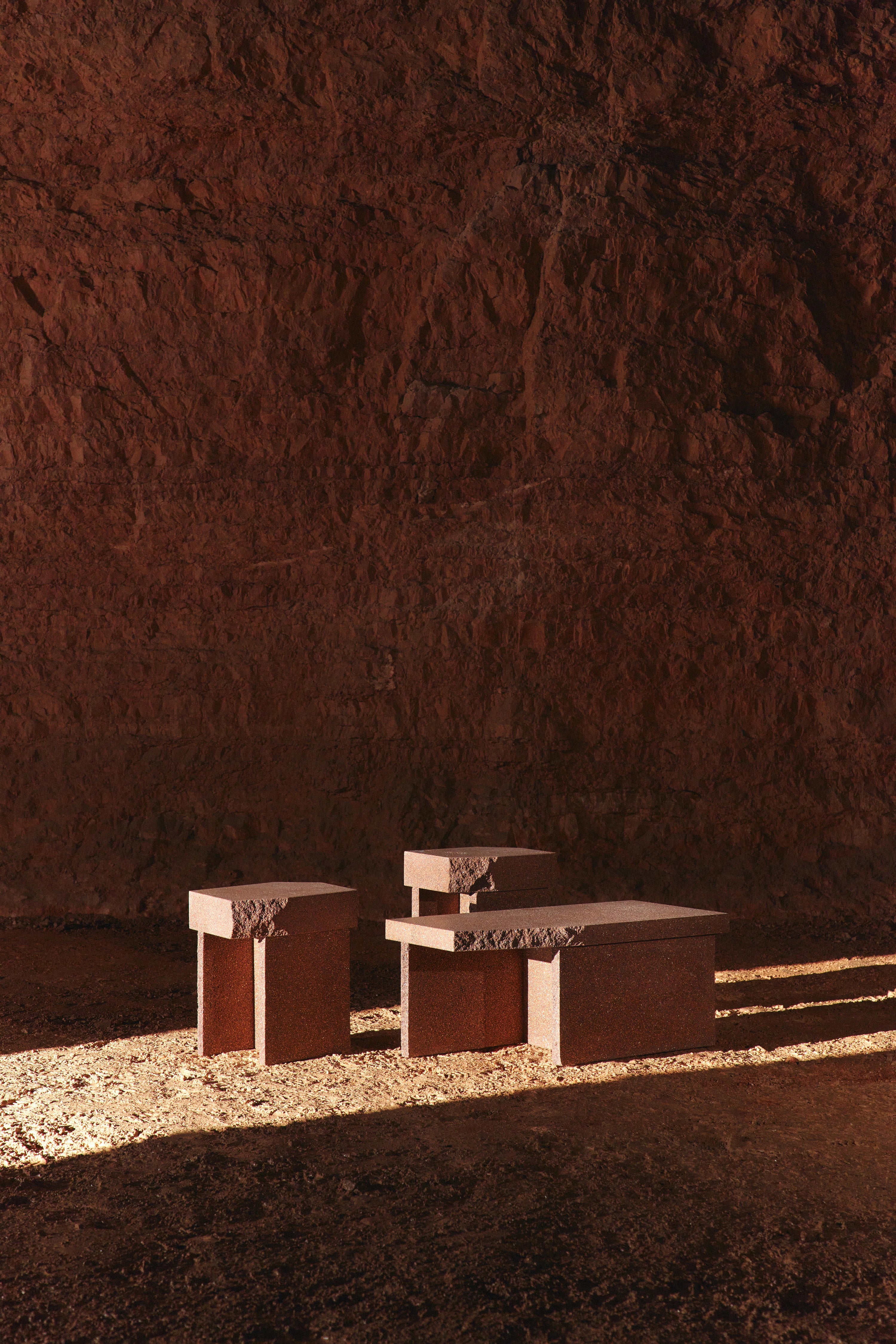 Kern 40 Side Table - Brown Terracotta