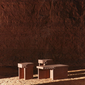 Kern 45 Side Table - Brown Terracotta