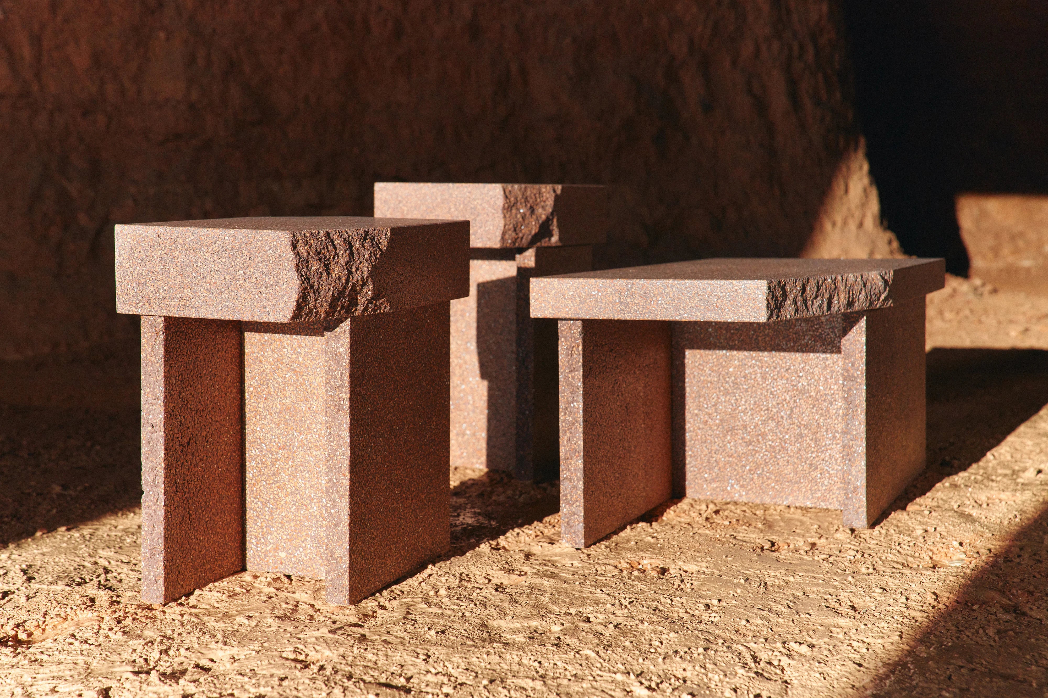 Kern 40 Side Table - Brown Terracotta-5
