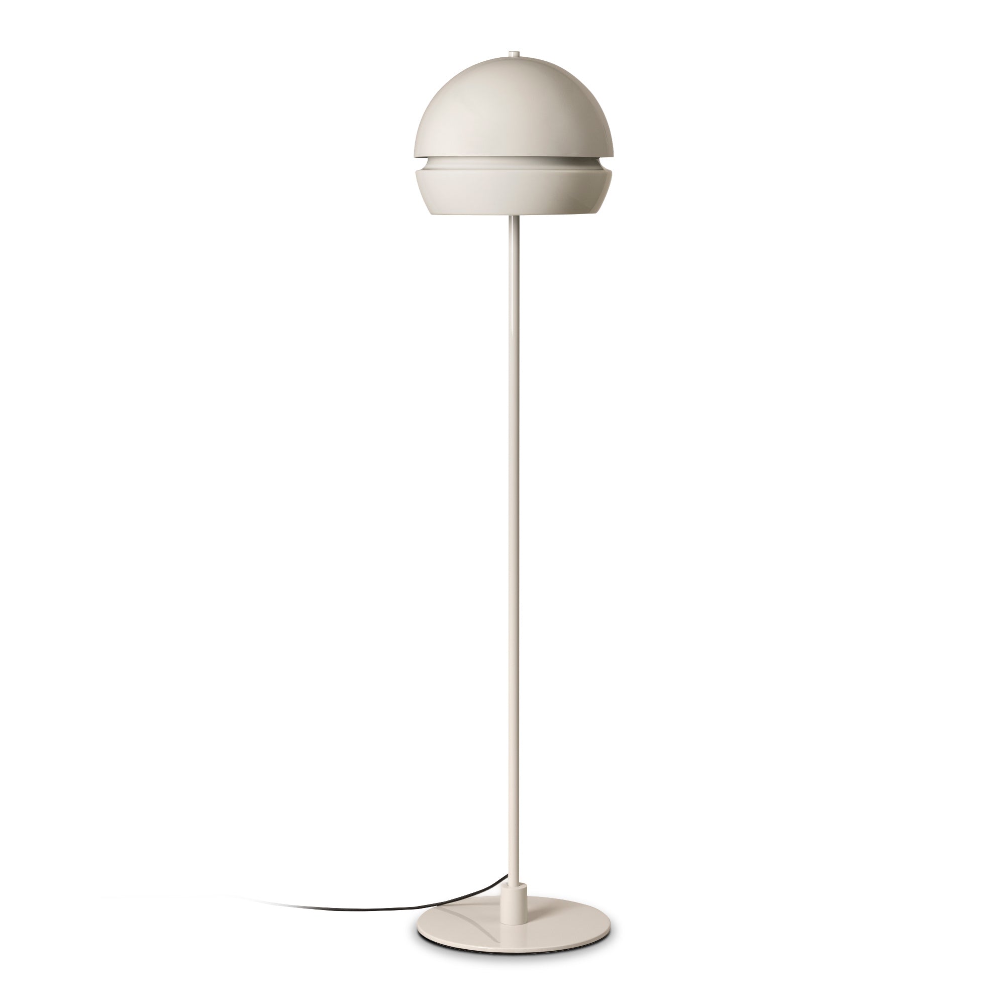 Fontana Alta Floor Lamp - Glossy White Grey-1