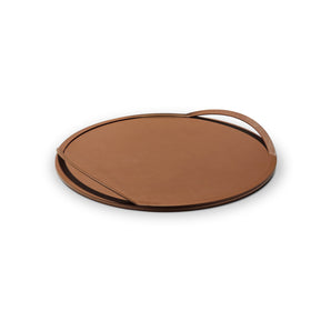 Form Round Tray - Large/Leather A (Calfskin Nappa Siena F08)