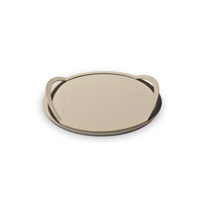 Form Round Tray - Small/Leather A (Calfskin Nappa Off White 95)