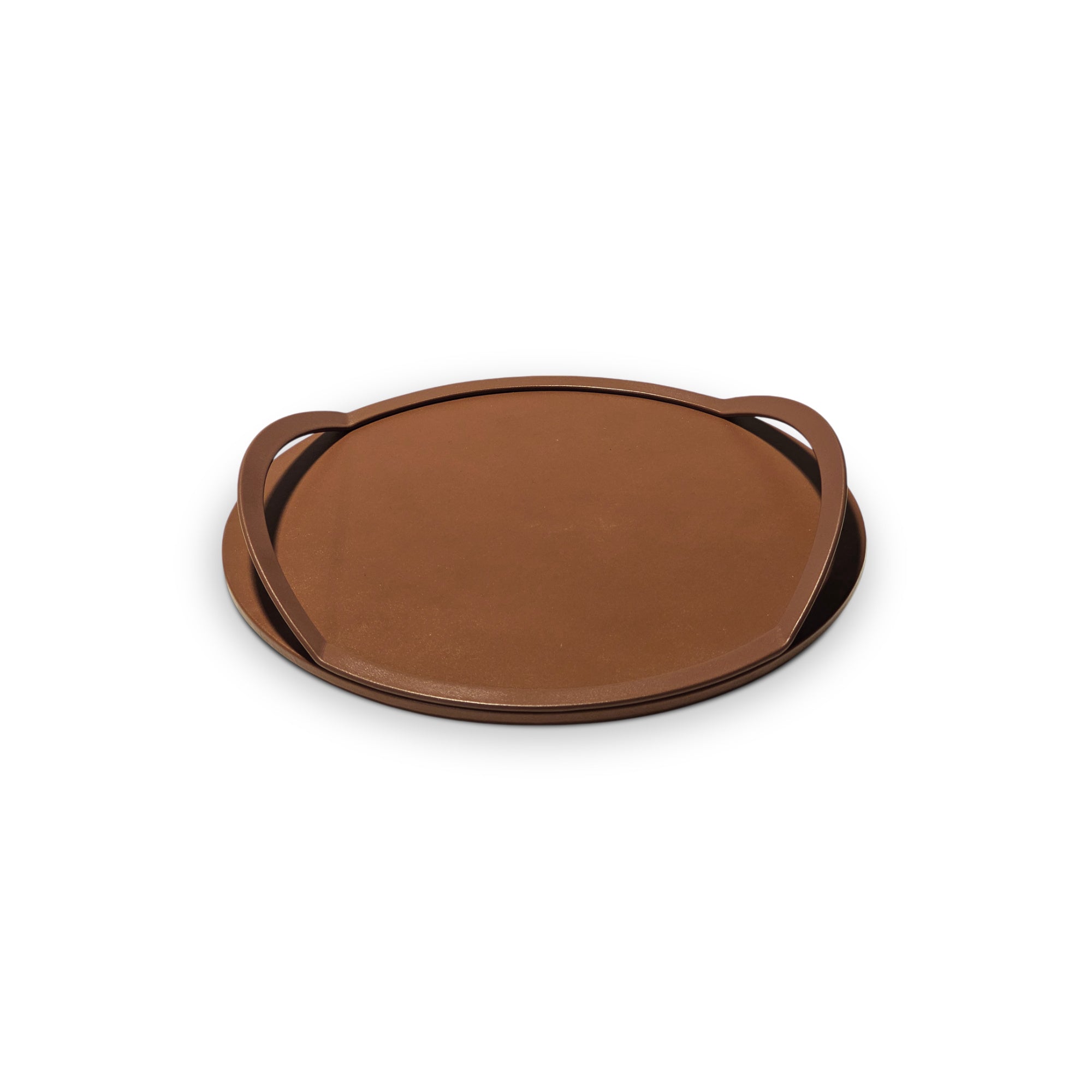 Form Round Tray - Small/Leather A (Calfskin Nappa Siena F08)-2
