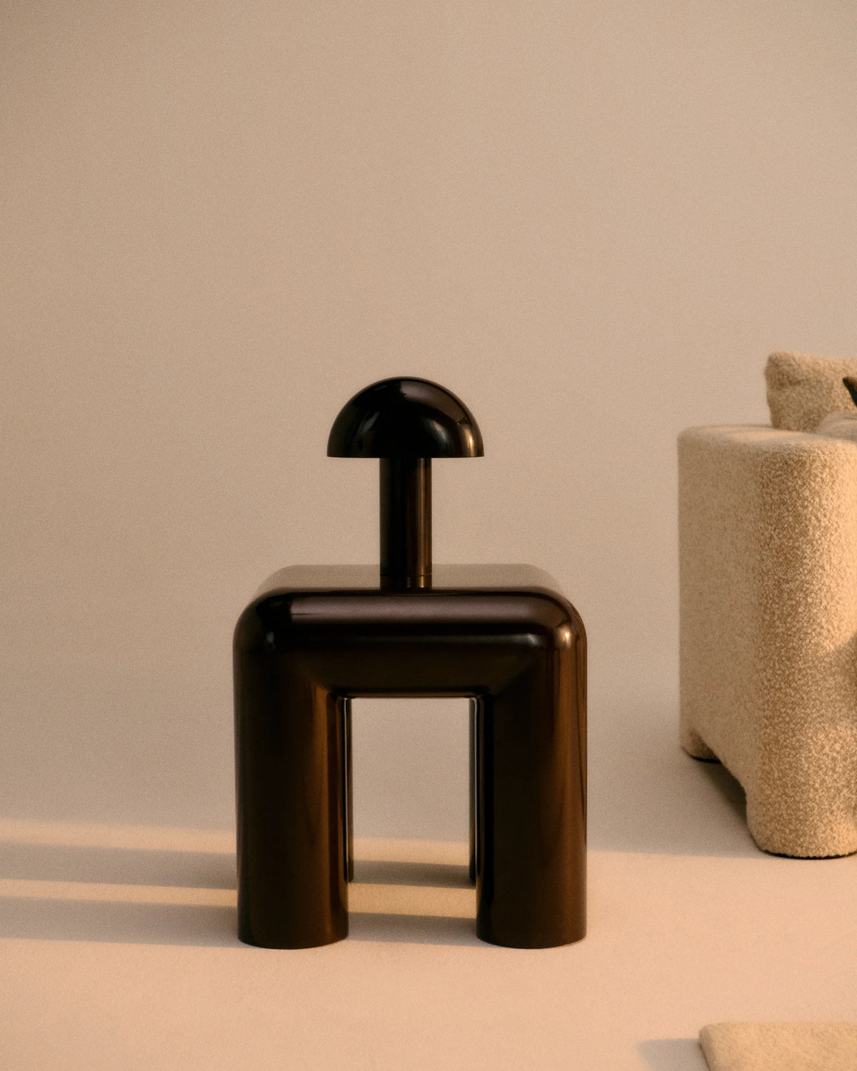 Aglow Portable Table Lamp - Raisin Brown