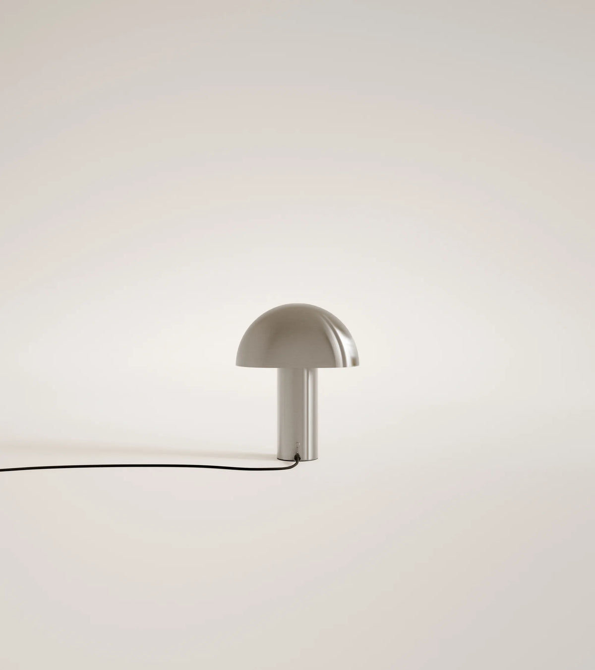Aglow Portable Table Lamp - Brushed Stainless Steel