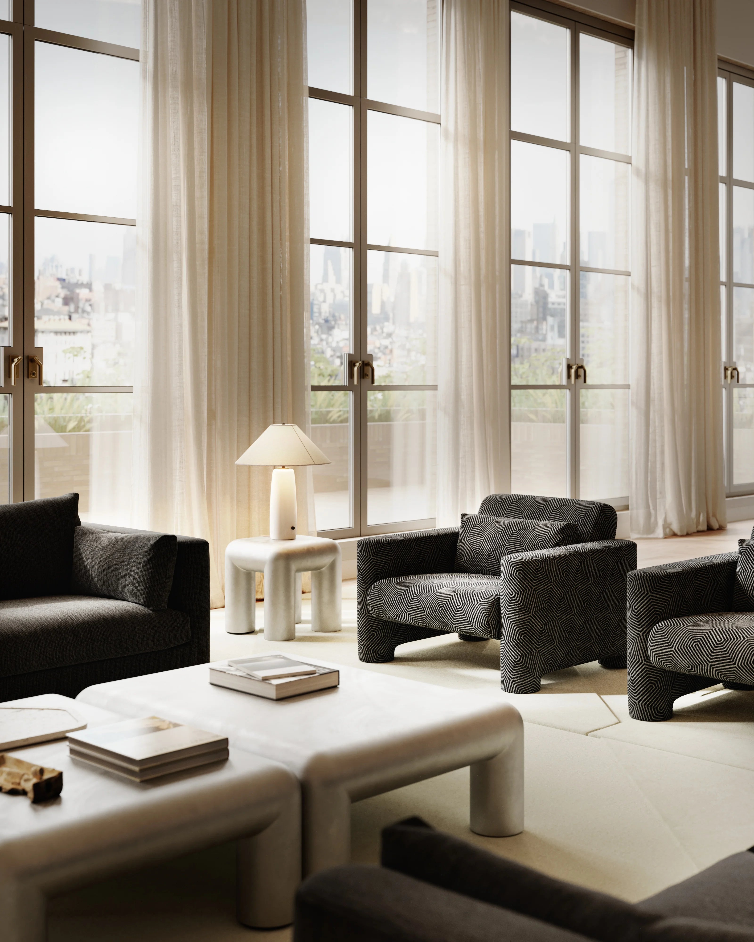 Ion LC1038 Armchair - Fabric 2 (Zigzag 00)-4