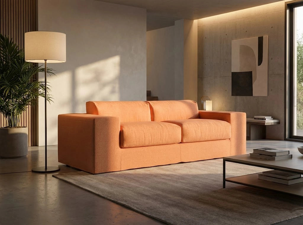 Frank Sofa Bed – 220x73 / Fabric (St. Moritz 064)-2