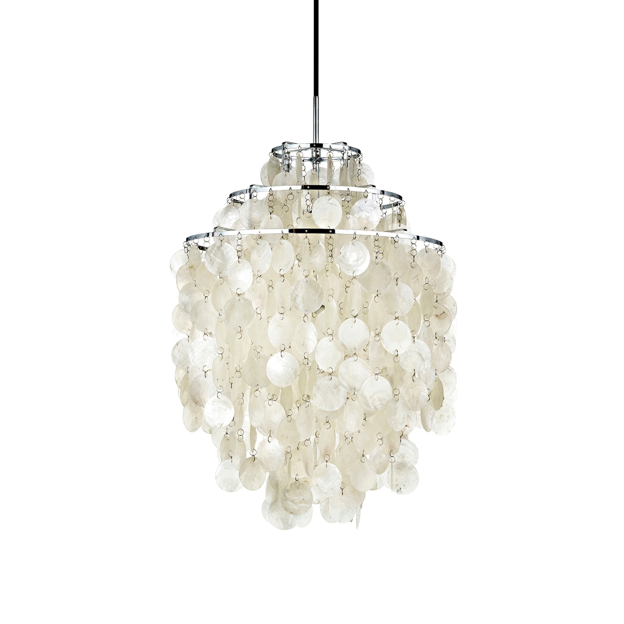 Fun 1DM 45 Pendant Lamp - Chrome/Seashell