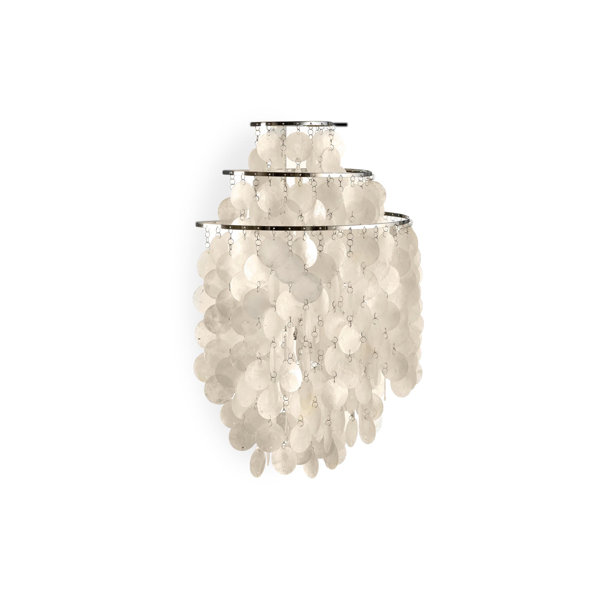 Fun 1WM 22 Wall Lamp - Chrome/Seashell-1