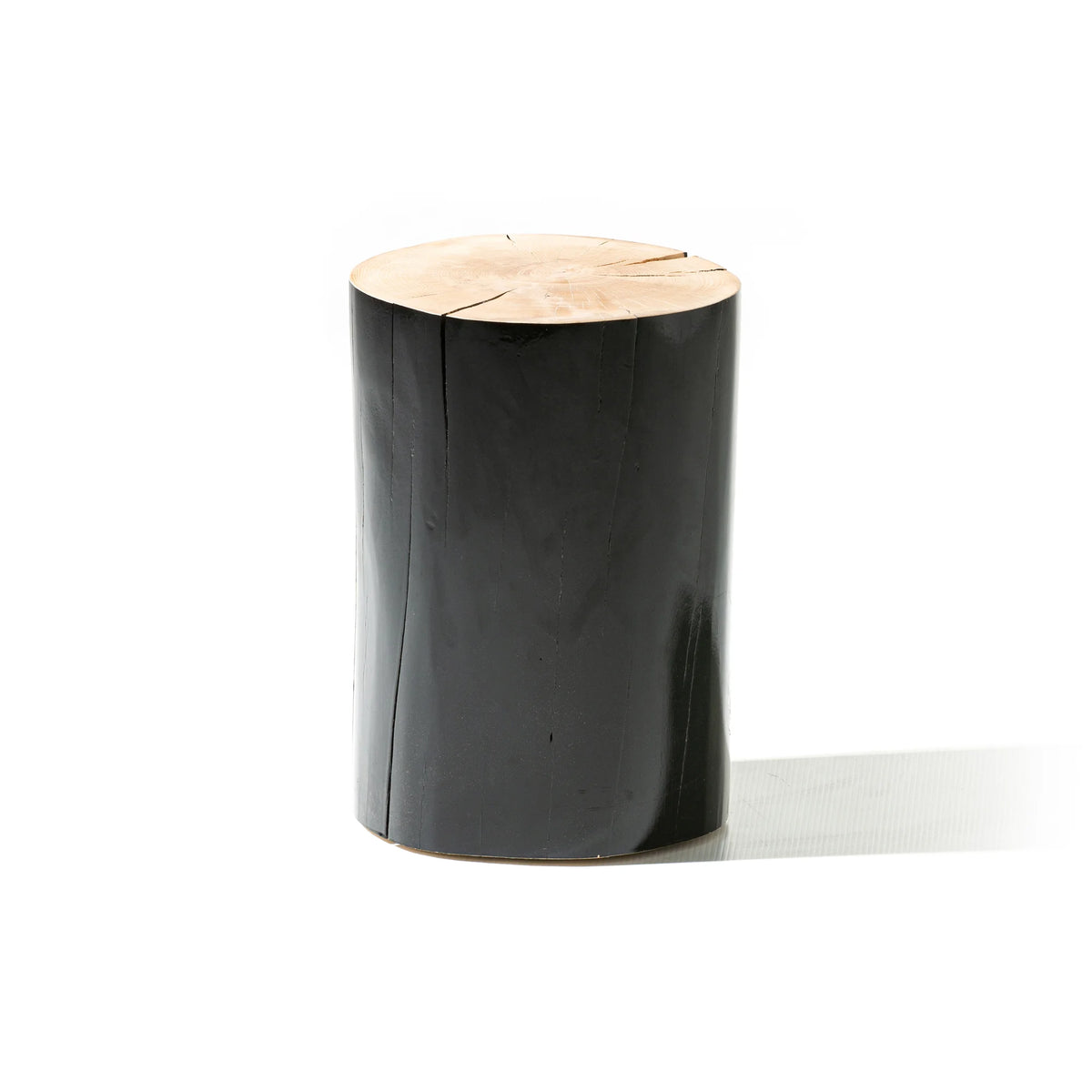Log M Side Table - Black-1