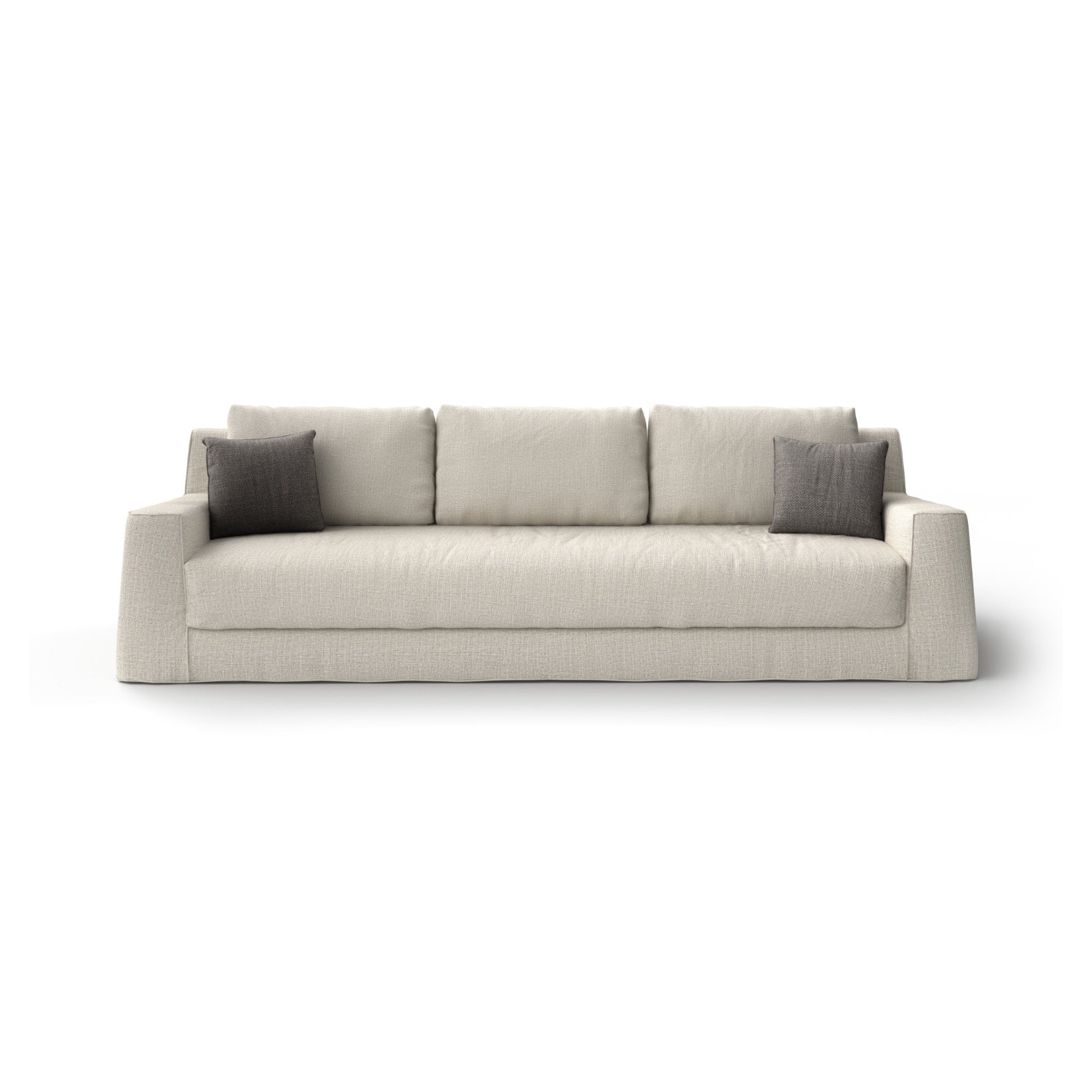 Loll 14 Sofa - Fabric C (Linum Butter 6375)-3
