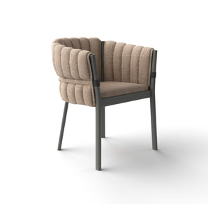 Yelek Dining Chair - Taupe/Fabric C (Corduroy Annie Hall)