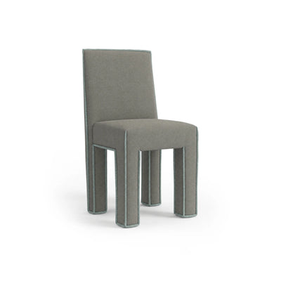 Ghost 123 Dining Chair - Fabric B (Tere De Lin Malika B5N) / Thread (Harley 4325 )