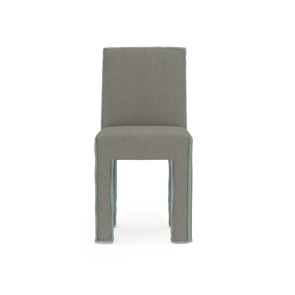 Ghost 123 Dining Chair - Fabric B (Tere De Lin Malika B5N) / Thread (Harley 4325 )-2